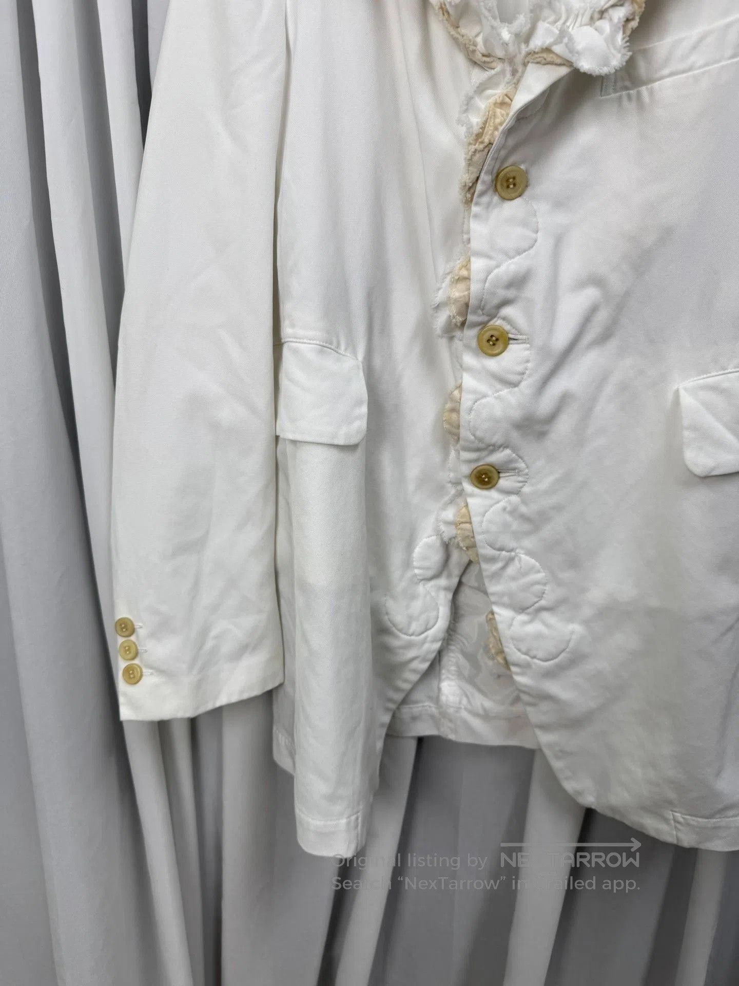 Comme des Garcons Comme des Garçons Ruffle Fleece Jacket. Size XS / US 0-2 / IT 36-38 - 4 Thumbnail