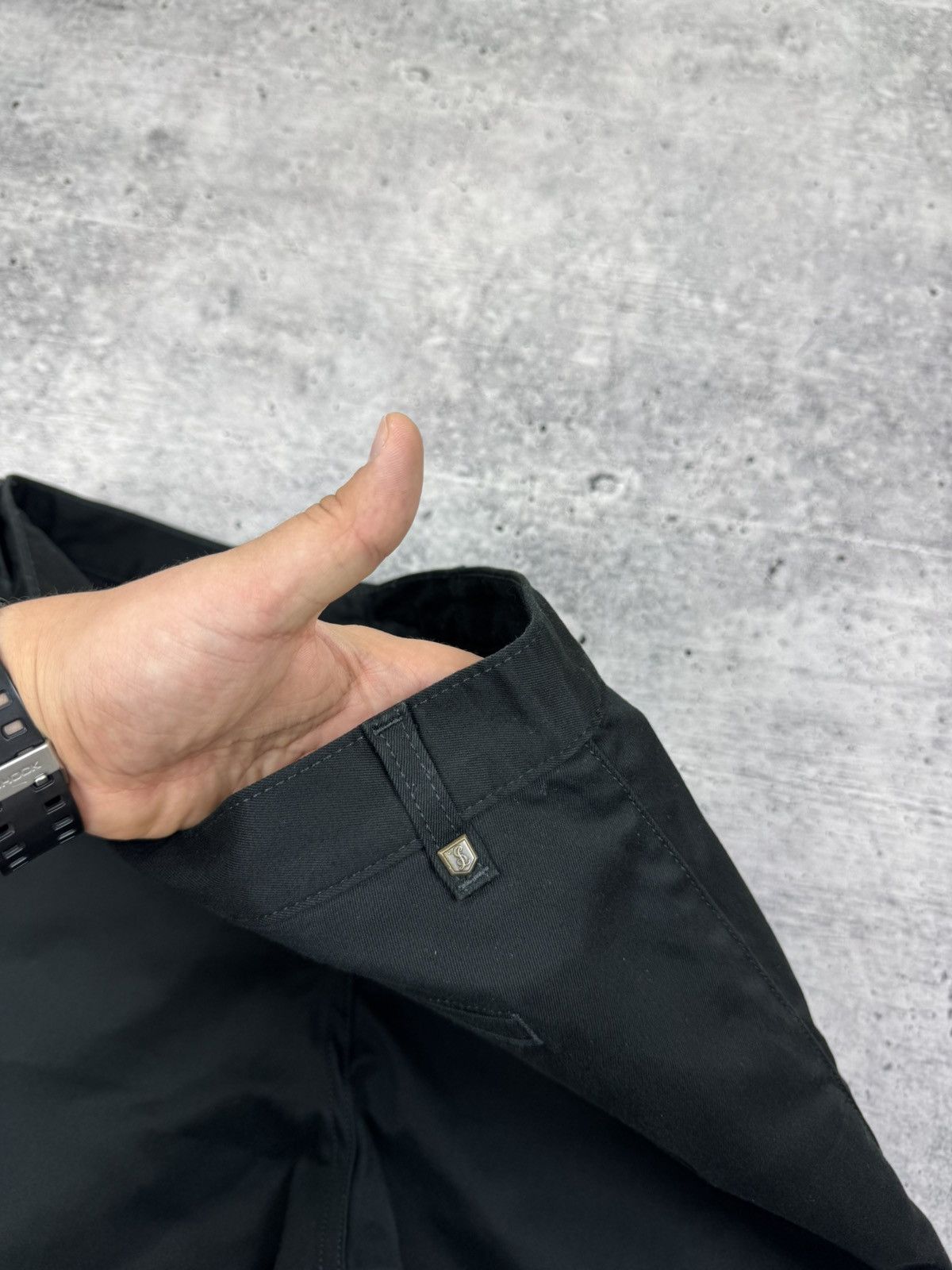 Saint Laurent Paris Vintage Saint Laurent Paris Classic Cropped Pants Trousers Size US 30 / EU 46 - 25 Thumbnail