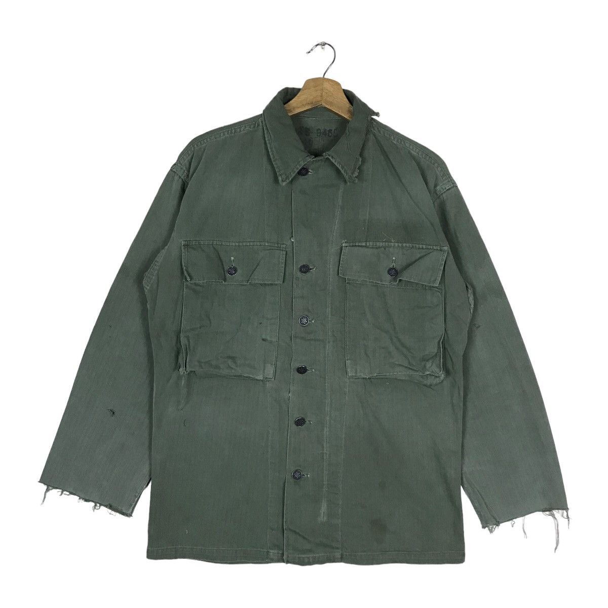 Vintage Vintage WWII HBT 13 Star Button Field Shirt Military | Grailed