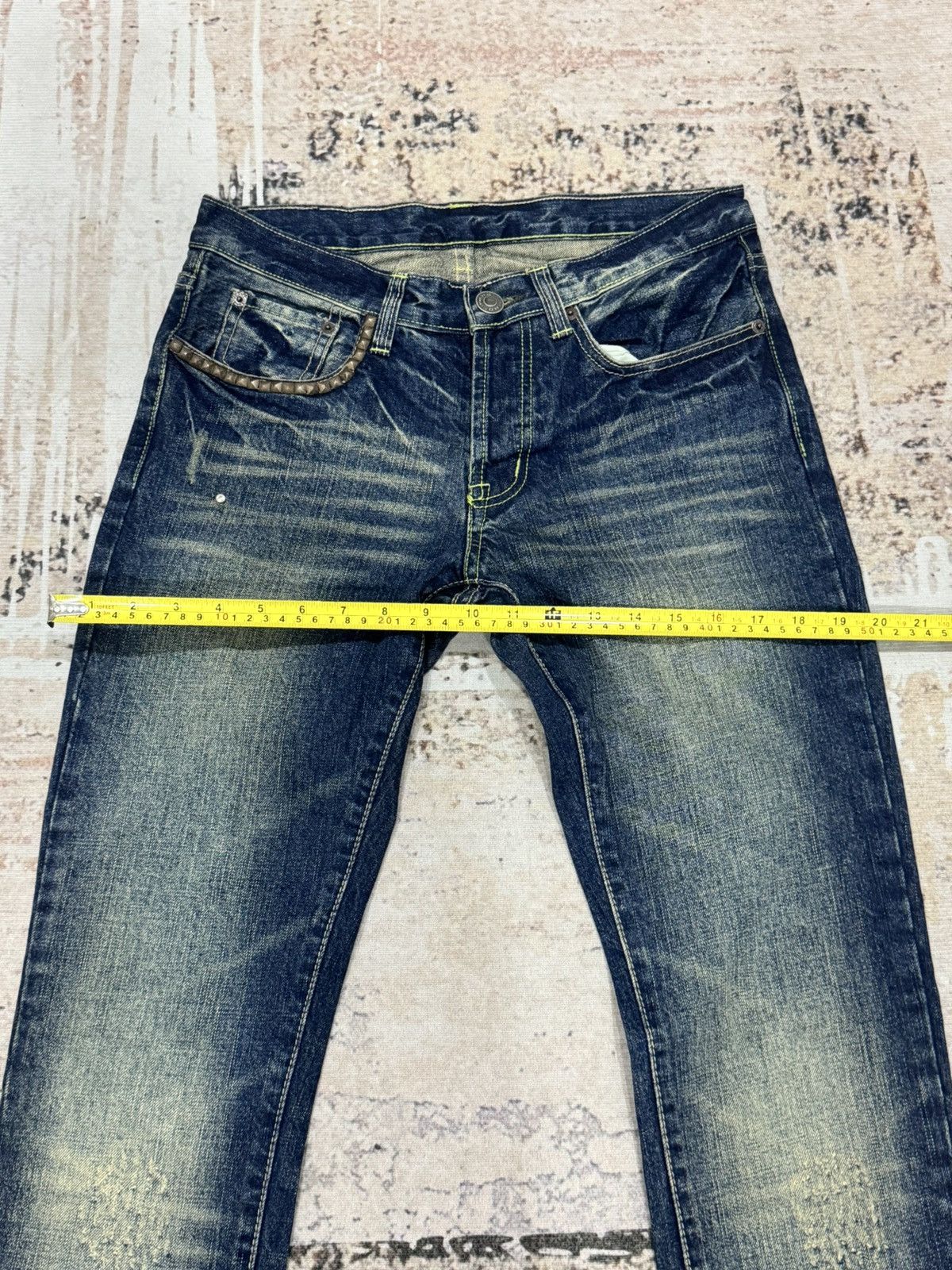 Hysteric Glamour HYSTERIC GLAMOUR- distress swarovky studd jeans Size US 30 / EU 46 - 10 Thumbnail