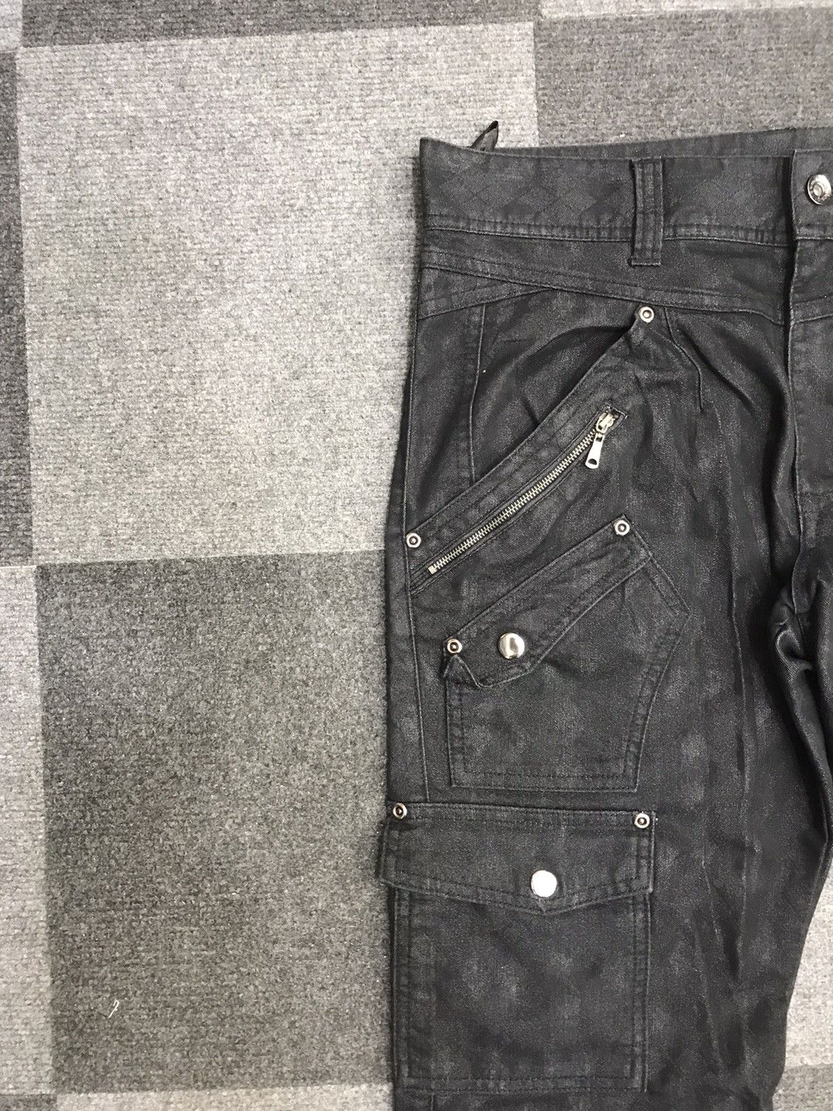 Japanese Brand semanticdesign Multipockets Artisanal Pattern Cargo Pant Size US 34 / EU 50 - 5 Thumbnail