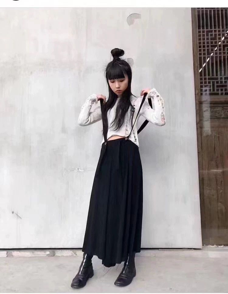 Song For The Mute Song For The Mute black overalls skirt Size 24" / US 00 / IT 34 - 8 Thumbnail