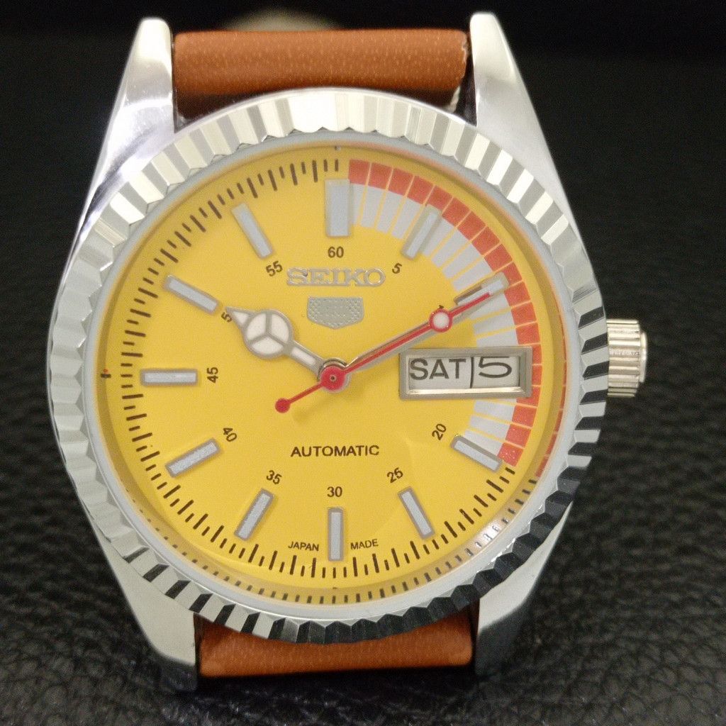 Seiko REFURBISHED VINTAGE SEIKO 5 AUTO JAPAN MENS WATCH a440709 Size 38 - 4 Thumbnail