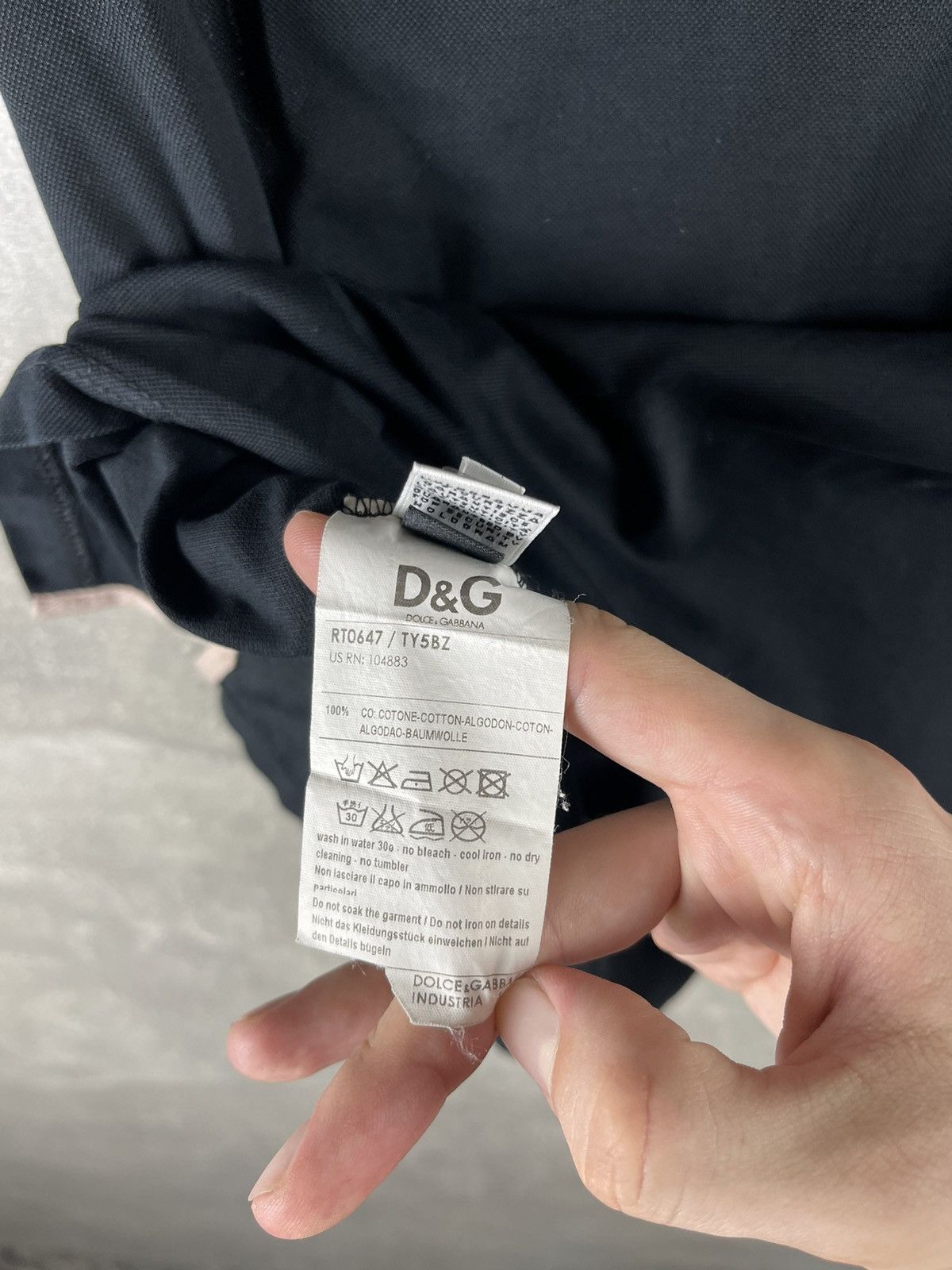 Dolce & Gabbana Vintage 2000 Dolce & Gabbana Polo Shirt Y2K Archive Contrass Size US XL / EU 56 / 4 - 16 Thumbnail
