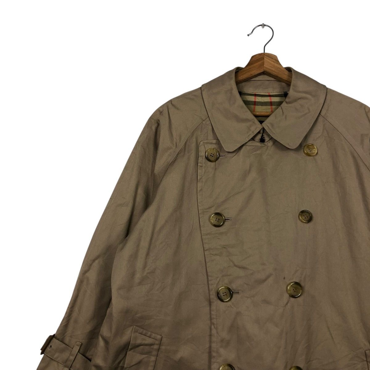 Burberry 🔥VINTAGE LONG JACKET TRENCH COAT BURBERRYS NOVA CHECK Size US M / EU 48-50 / 2 - 8 Thumbnail