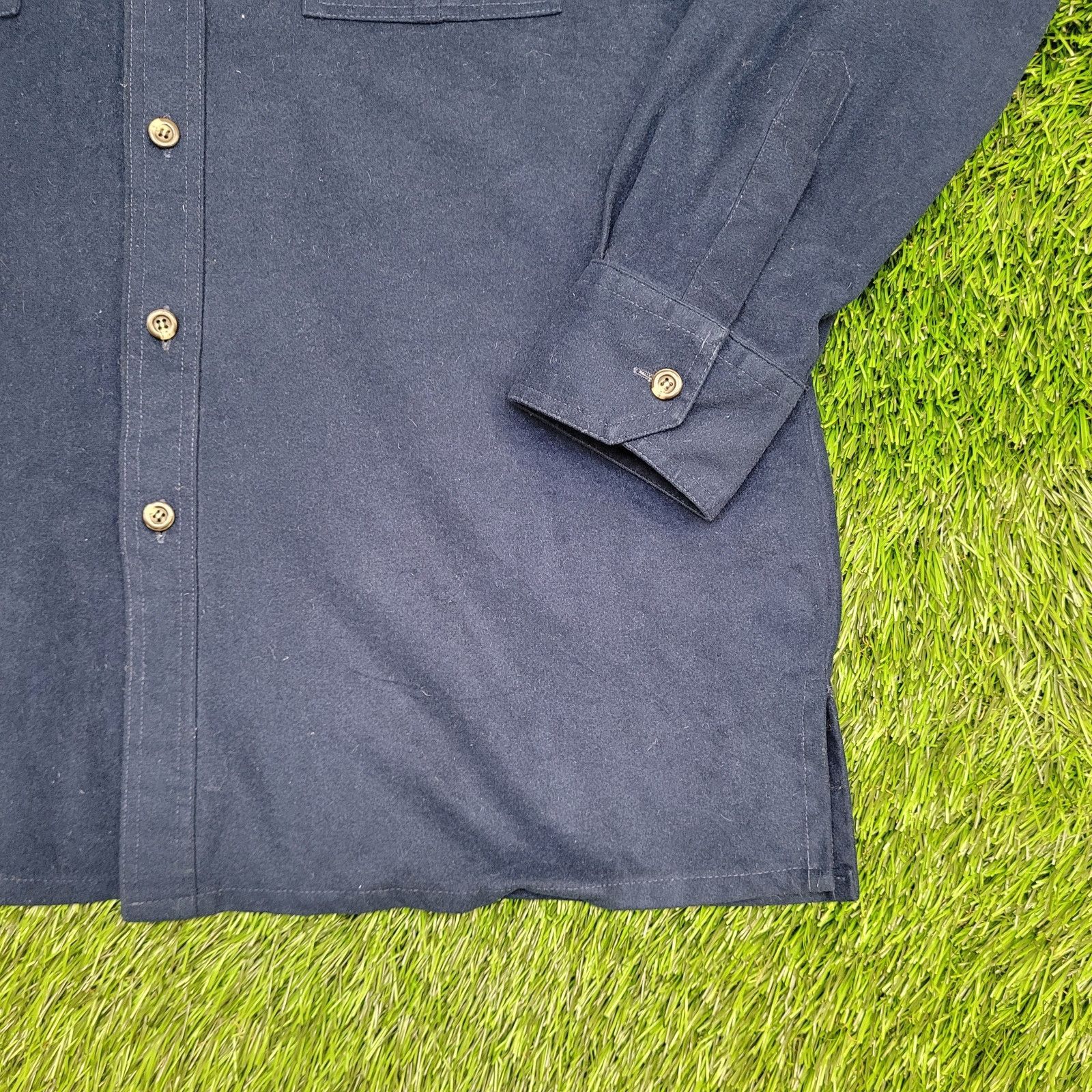 Other VTG JCPenney The Mens Shop Brushed Polyester Button Shirt XL Size US XL / EU 56 / 4 - 3 Thumbnail