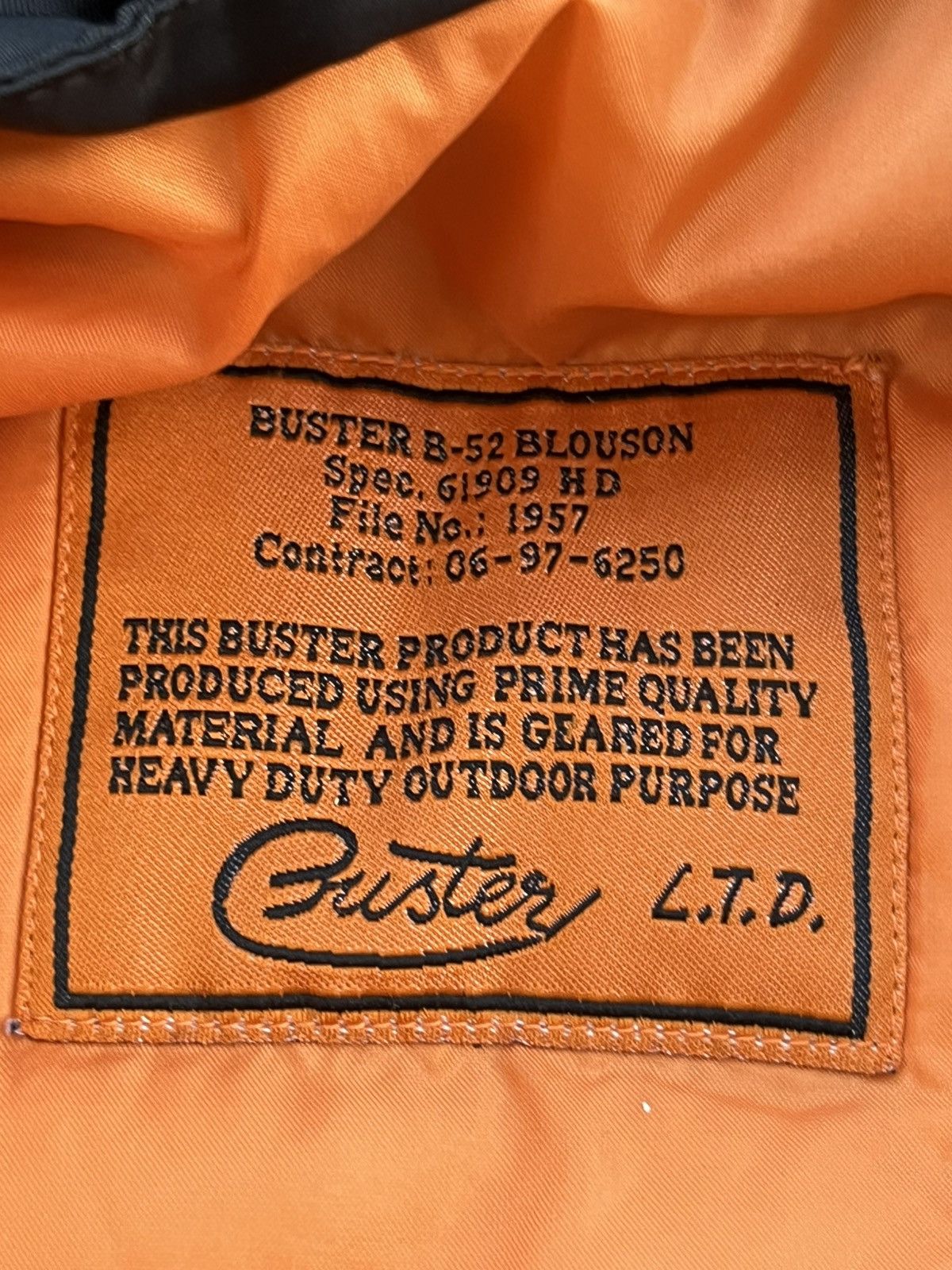 Japanese Brand Vintage B-52 Distressed Bomber Oversize Flyers Jacket Y2K Size US M / EU 48-50 / 2 - 5 Thumbnail