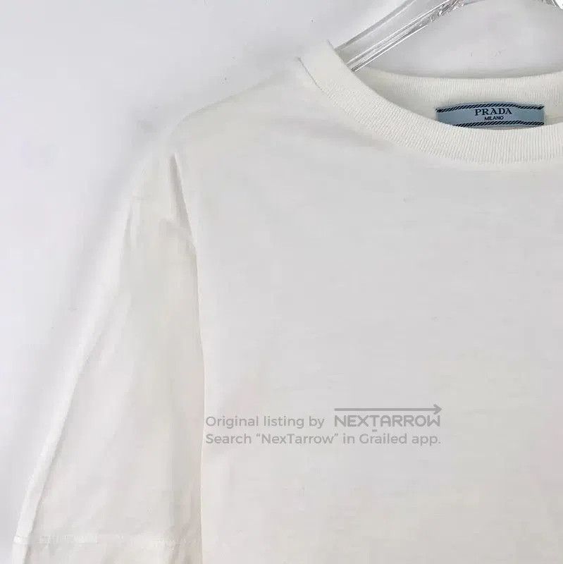 Other Prada White Cotton T-Shirt for Women. Size S / US 4 / IT 40 - 2 Thumbnail