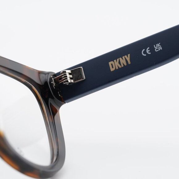 DKNY DKNY DK5064 228 Eyeglasses - Havana/Black 52mm Cat Eye Frame Size ONE SIZE - 4 Thumbnail