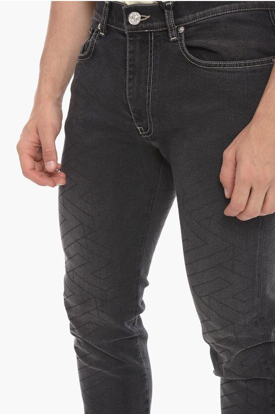 Versace o1y0425 Denim Pant in Black Size US 38 / EU 54 - 2 Thumbnail