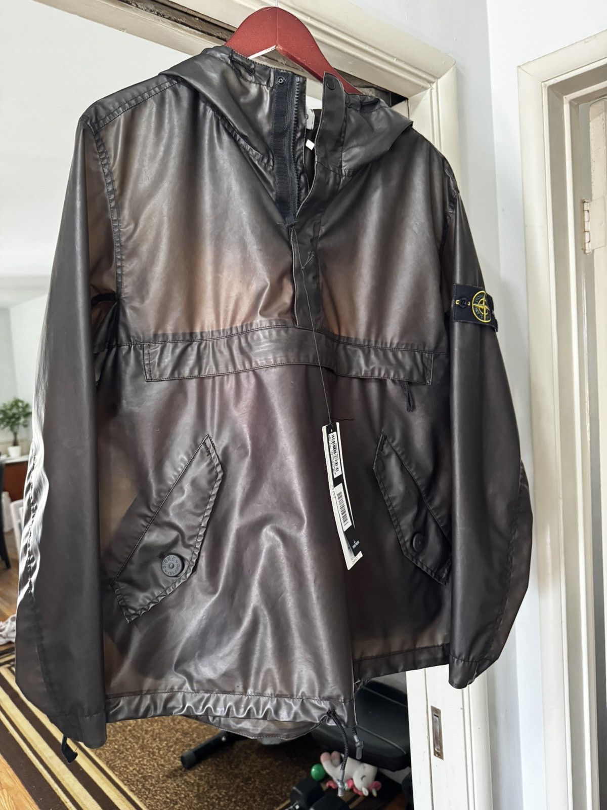 Supreme stone island poly cover composite anorak clearance