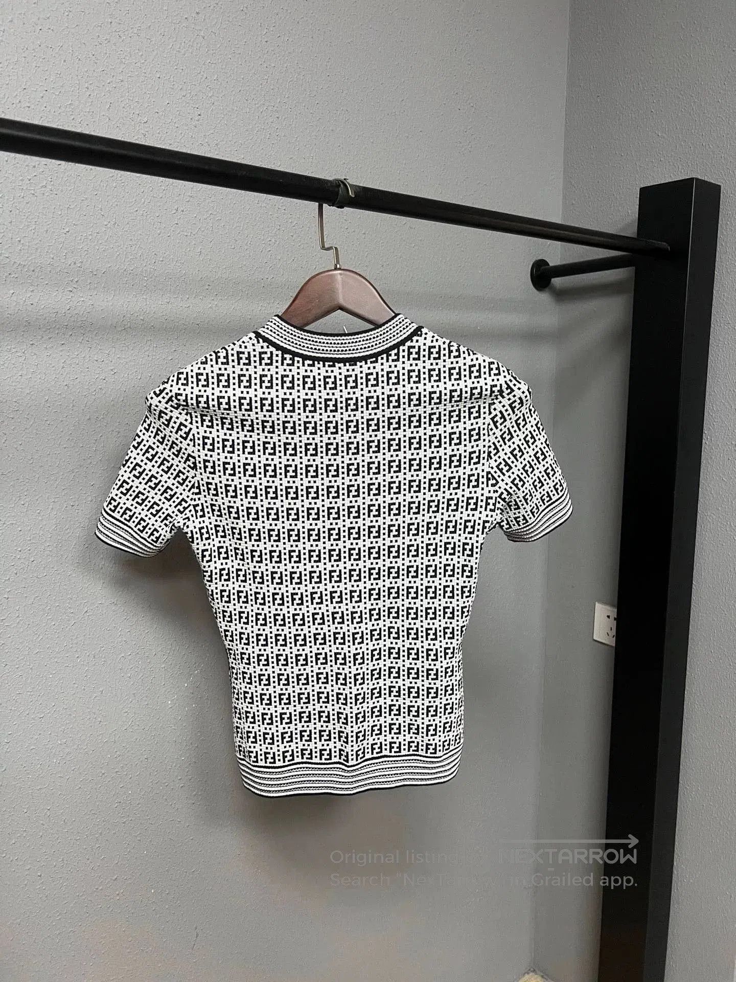 Fendi Fendi All-Over Print Knit Short-Sleeve. Size US XXS / EU 40 - 2 Thumbnail