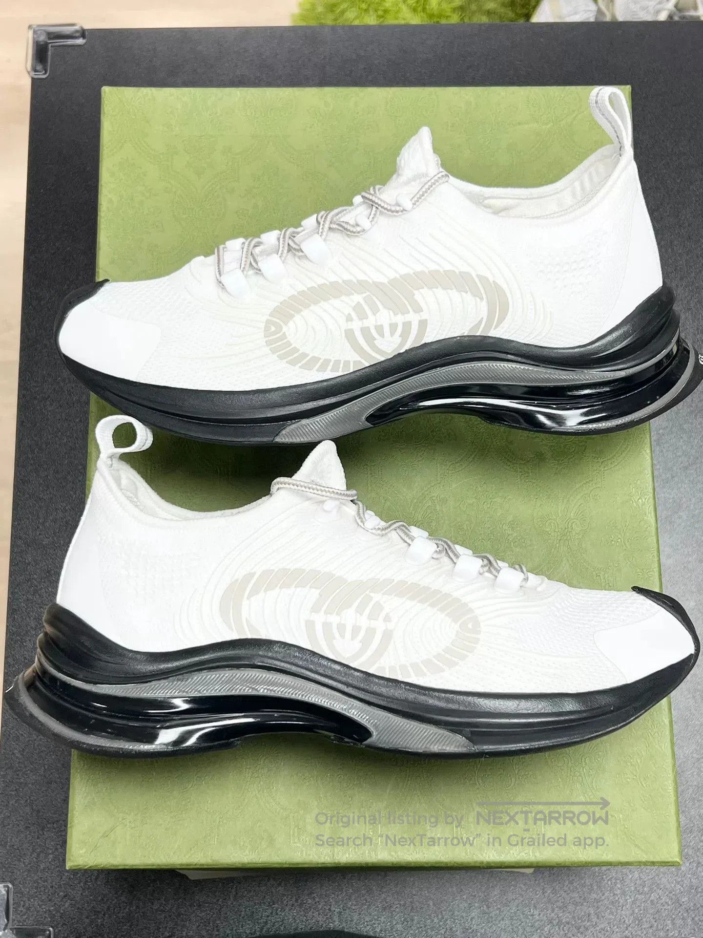 Gucci Gucci Run White Sneakers Size 42.5. Size US 9.5 / EU 42-43 - 5 Thumbnail