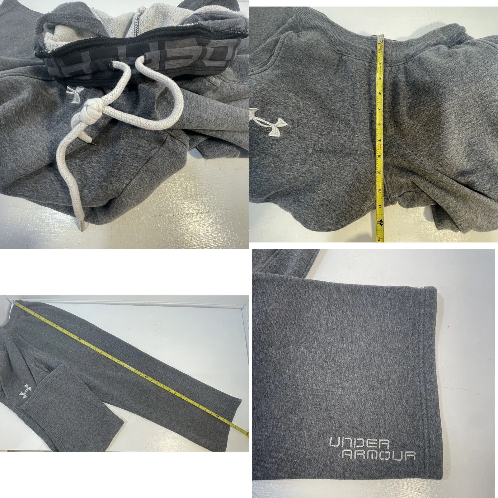 Under Armour Under Armour Sweatpants Women Small Heather Gray Storm Coldgear Drawstrings Pants Athleticwear Loose Pockets 29in Inseam Size 28" / US 6 / IT 42 - 9 Thumbnail