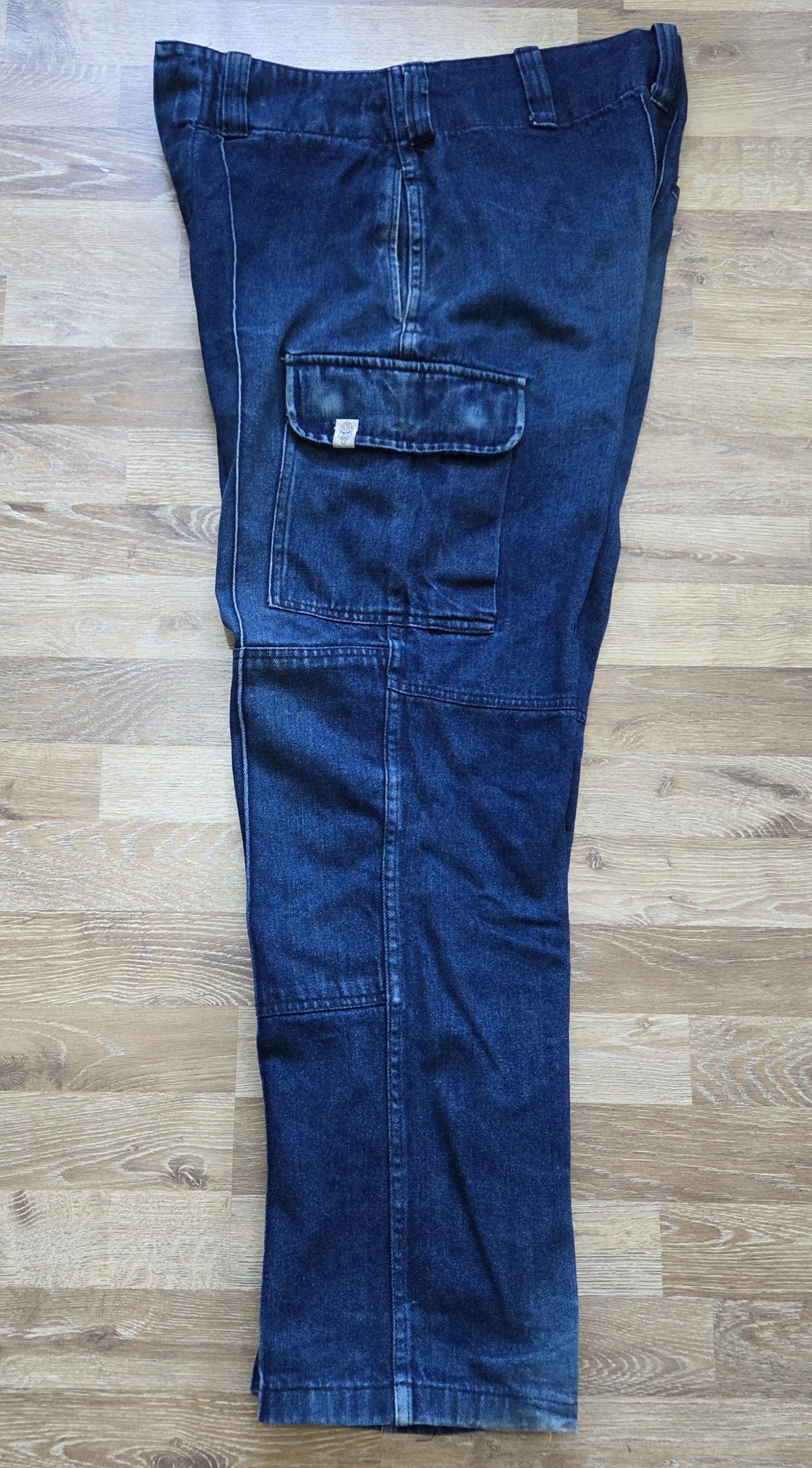 Japanese Brand Vintage Devilock Japan Cargo Utility Rider Punk Pants Jeans Size US 34 / EU 50 - 9 Thumbnail