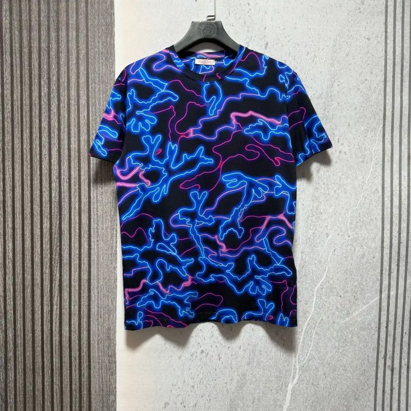 Valentino Valentino Colorful Cotton Men's T-Shirt XL 0089 Size US XL / EU 56 / 4 - 1 Thumbnail