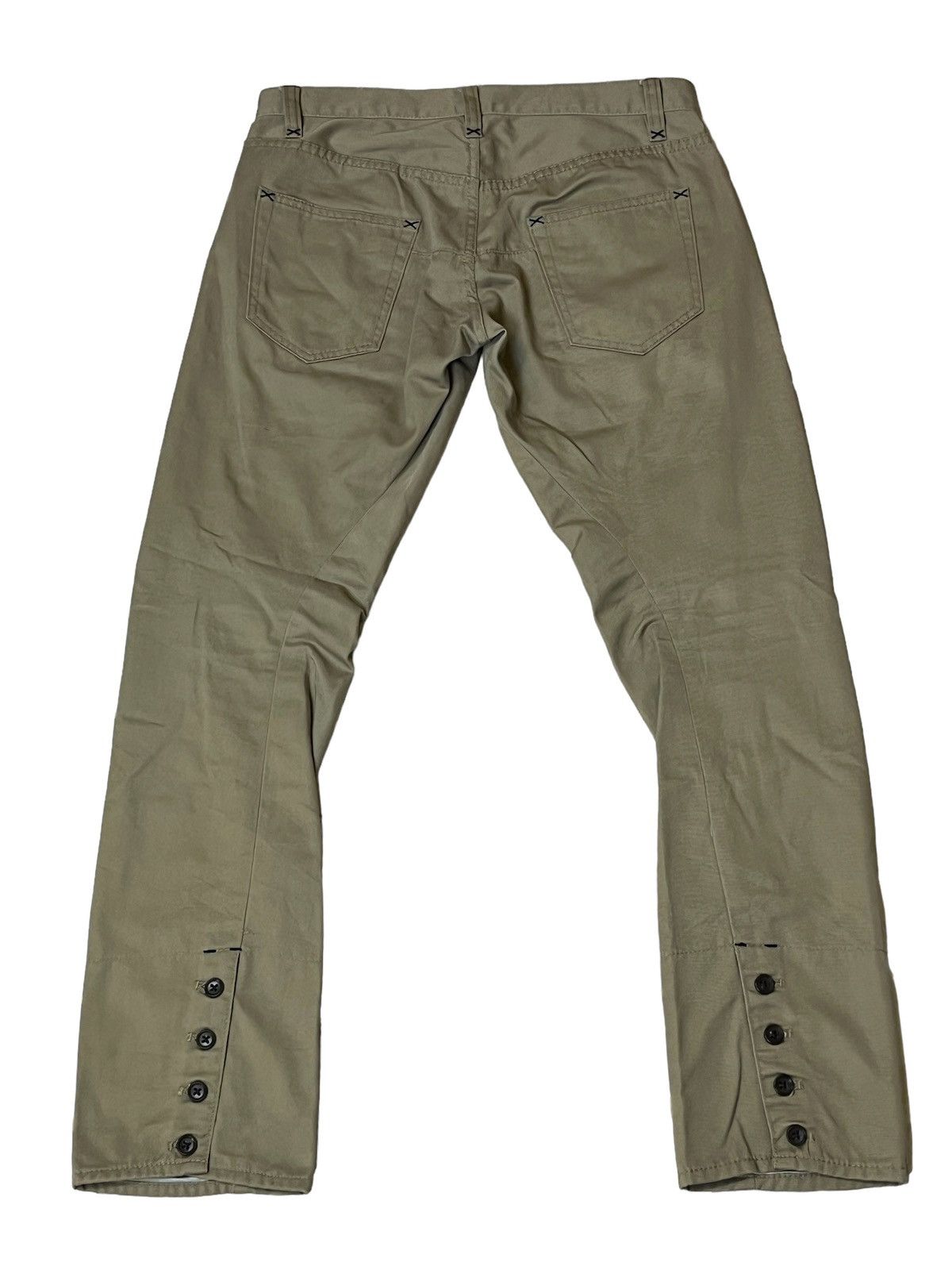 PPFM JAPANESE BRAND PPFM LOW RISE CHINOS PANT Size US 31 - 2 Thumbnail