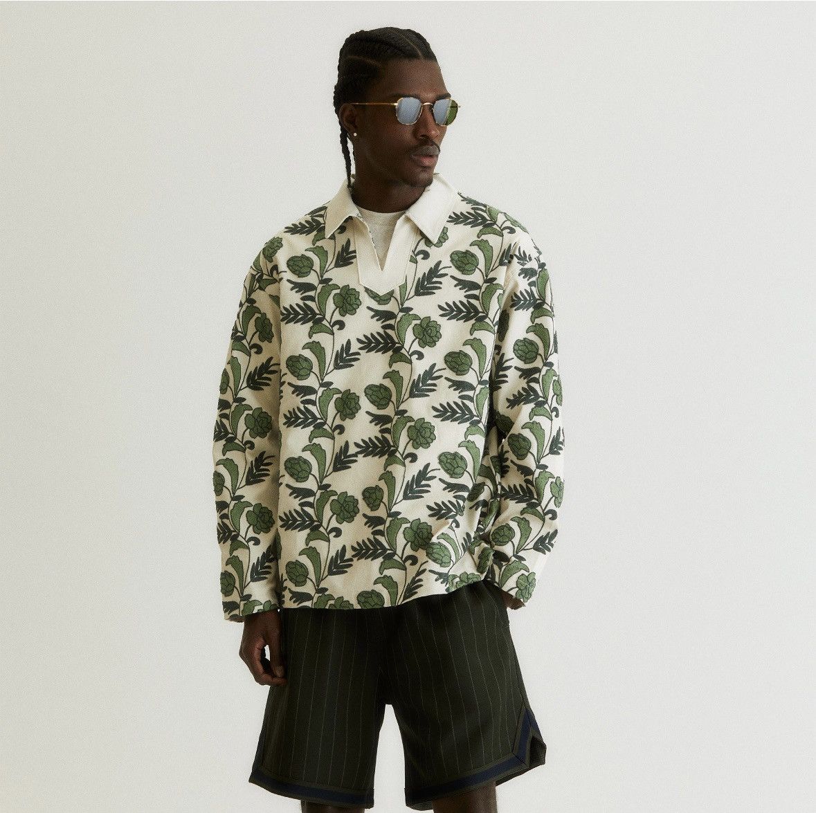 Kith Kith Chain stitched Glen Pullover | Grailed