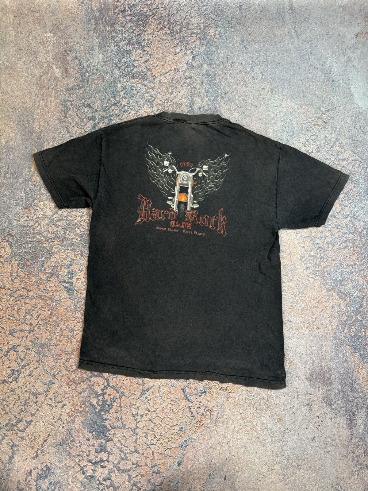 Hard Rock Cafe Vintage Y2K Hard Rock Niagara Falls 1971 West Coast Chopper Size US L / EU 52-54 / 3 - 1 Thumbnail