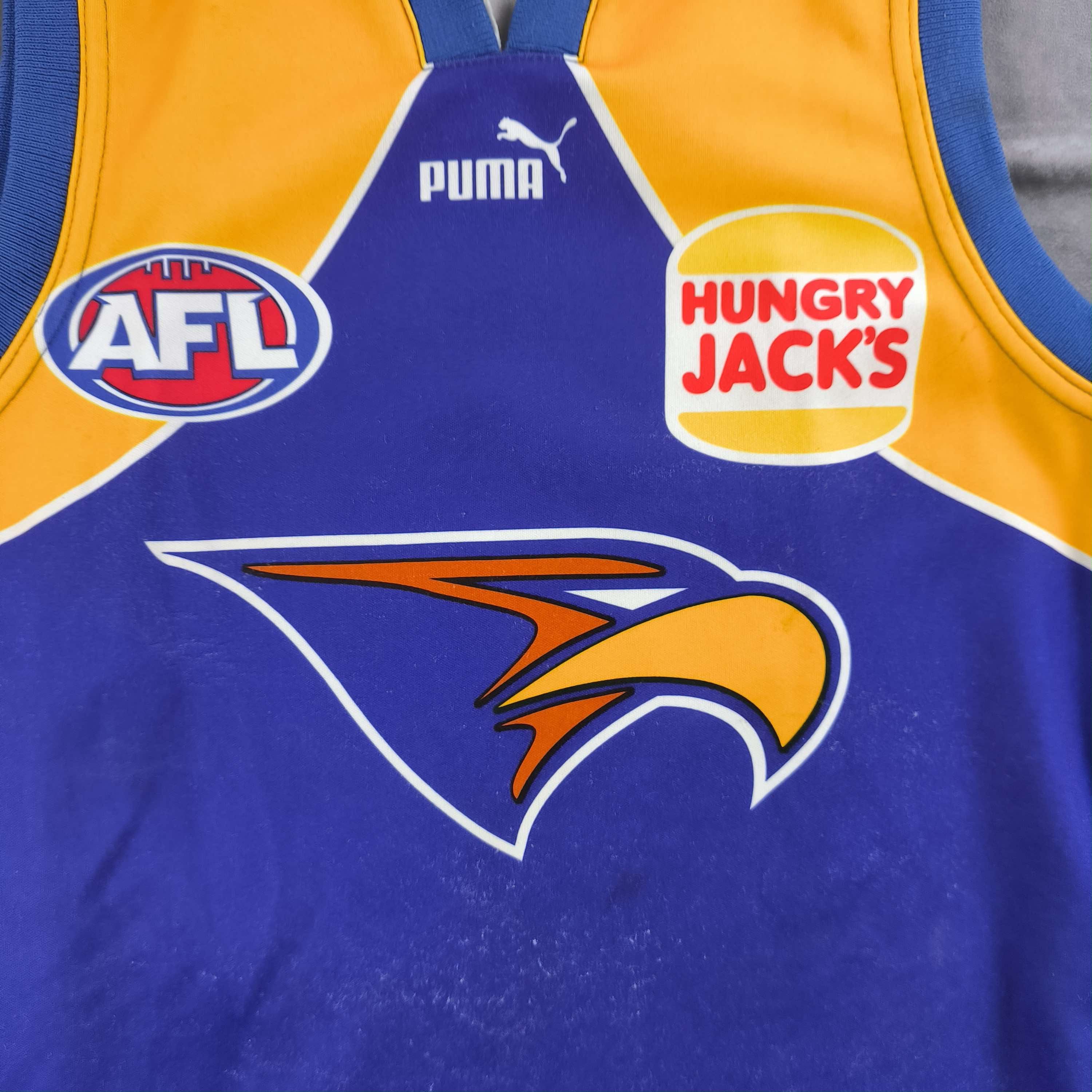 Puma Vintage Puma Coast Eagles AFL jersey size S Size US S / EU 44-46 / 1 - 3 Thumbnail