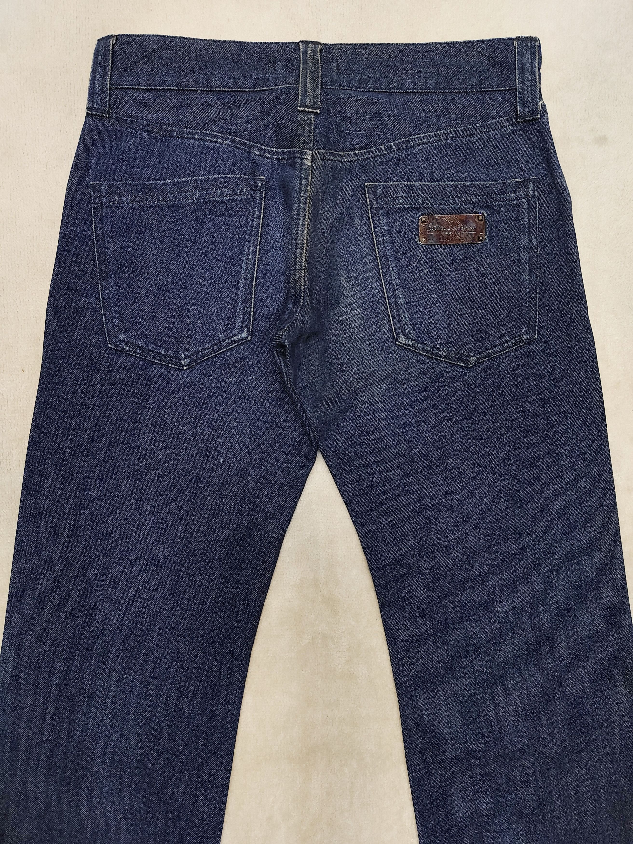 Dolce & Gabbana DOLCE & GABBANA- Exclusive Design 14 Classic Hard Slim Jeans Size US 31 - 6 Thumbnail