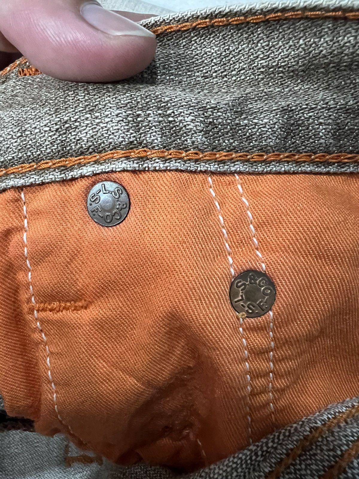 Levi's 💥BAGGY💥VINTAGE LEVIS 502 BROWN JEANS VERY RARE Size US 33 - 15 Thumbnail