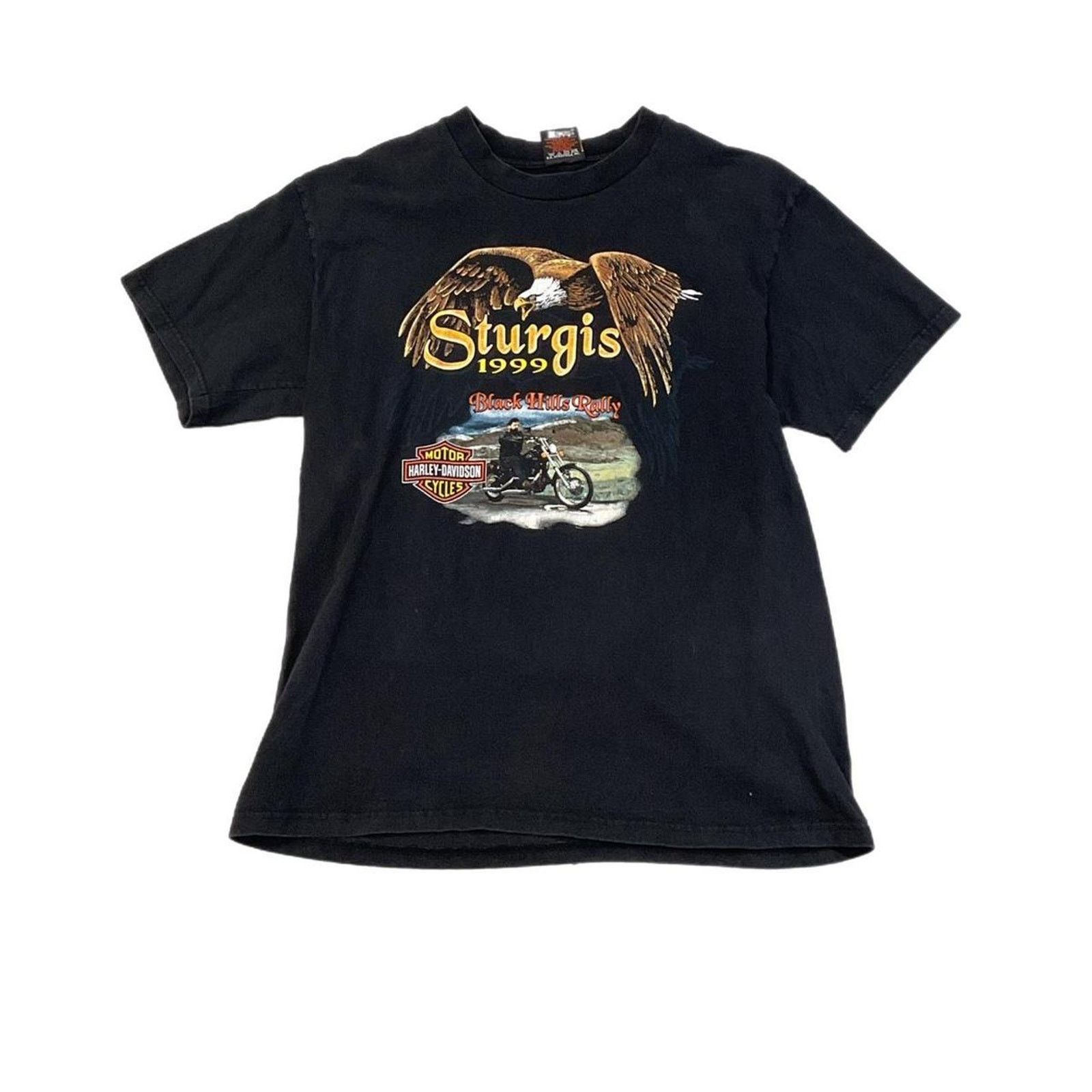 Harley Davidson Harley Davidson Sturgis 1999 black t shirt Size US L / EU 52-54 / 3 - 1 Thumbnail