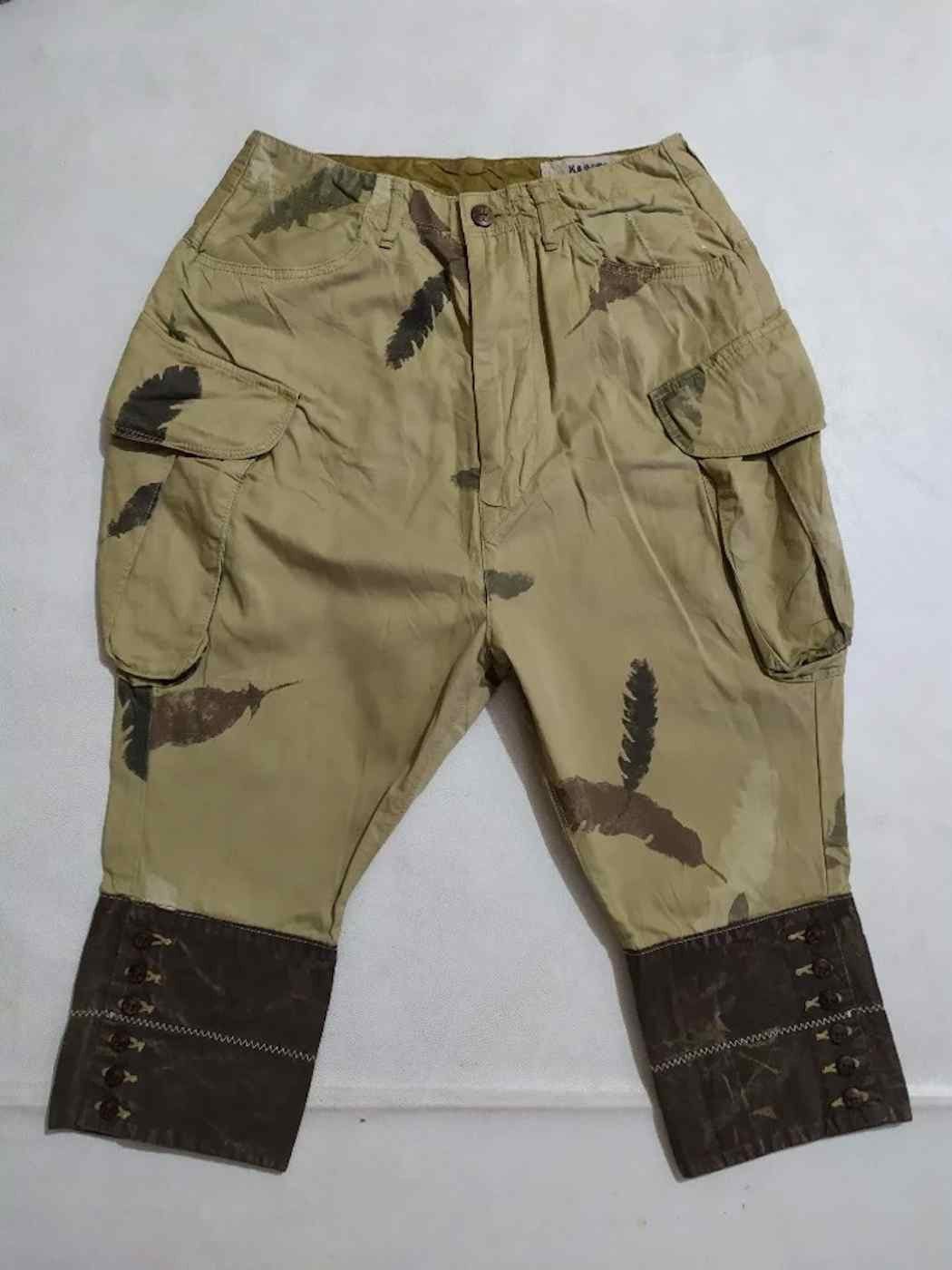 Kapital RARE Kapital Japan Cropped Pants big Pocket design Feather Size US 29 - 1 Thumbnail