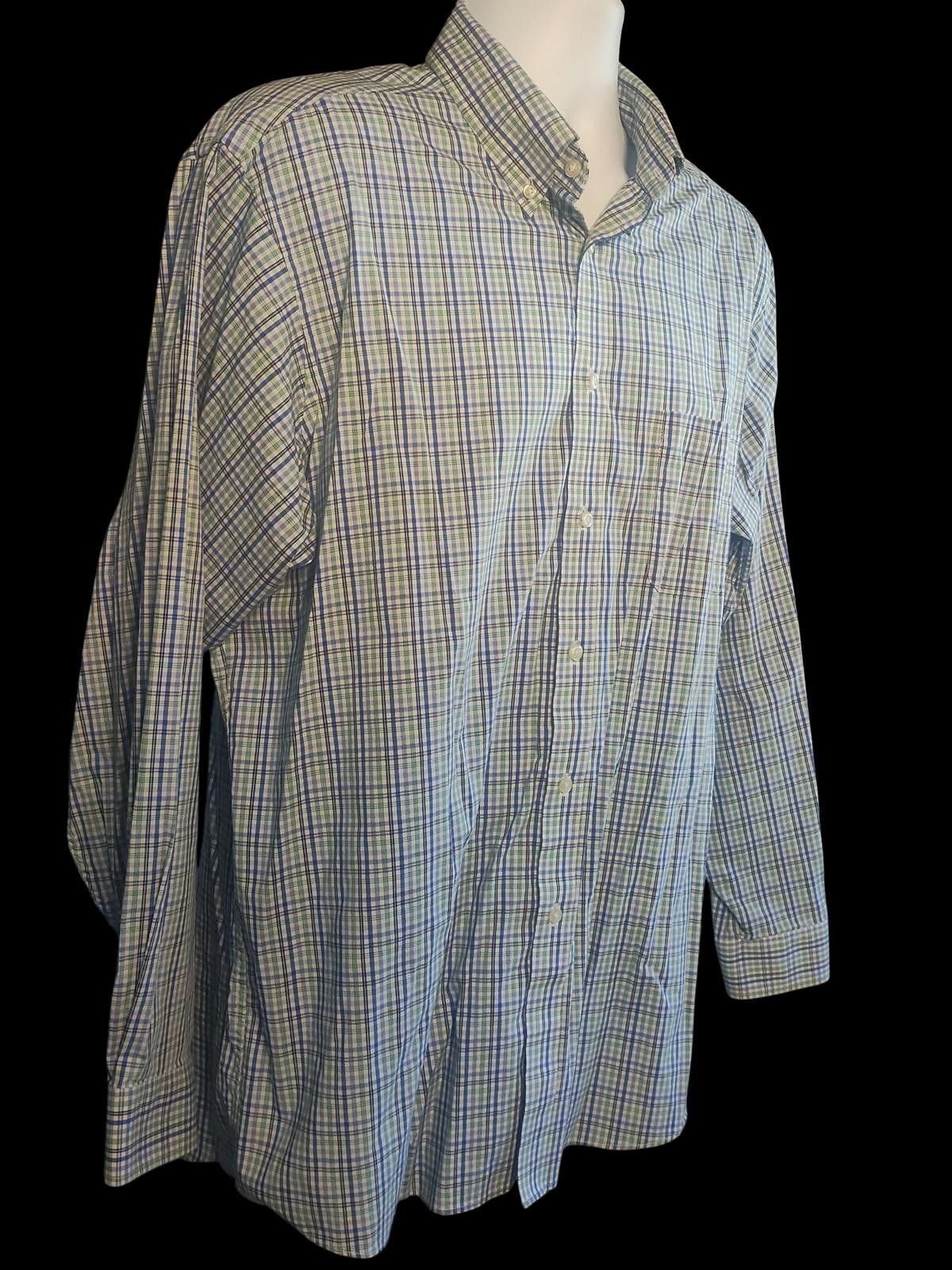 Izod IZOD Men's Long Sleeve Button-Down Plaid Shirt Size US XL / EU 56 / 4 - 4 Thumbnail