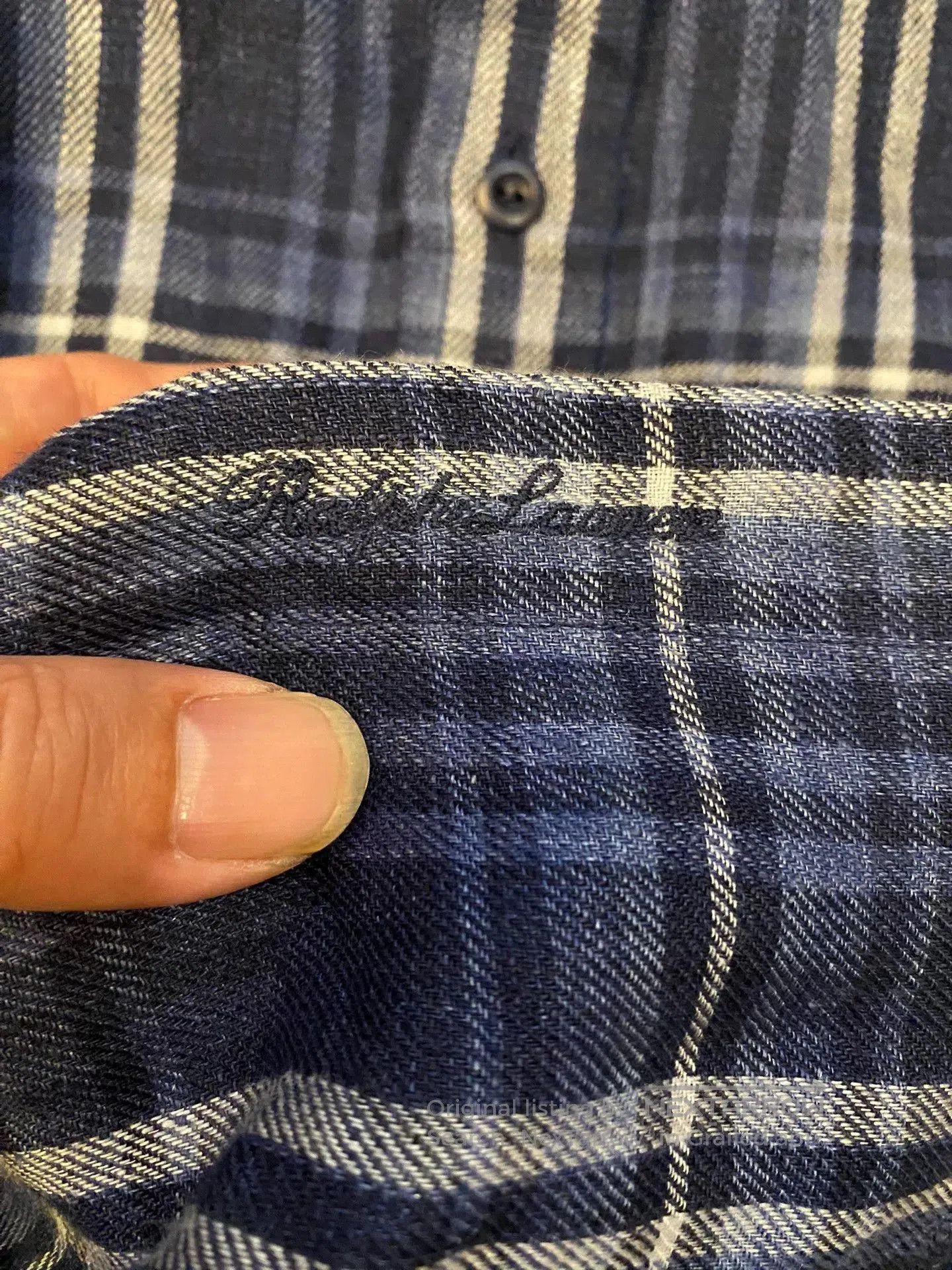 Ralph Lauren Purple Label Ralph Lauren Purple Label Linen Plaid Shirt. Size US L / EU 52-54 / 3 - 9 Thumbnail