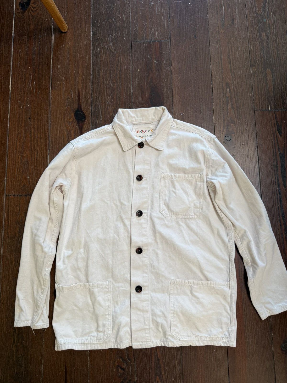 Other Chore Jacket - White- Heavy Duty Size US S / EU 44-46 / 1 - 8 Thumbnail