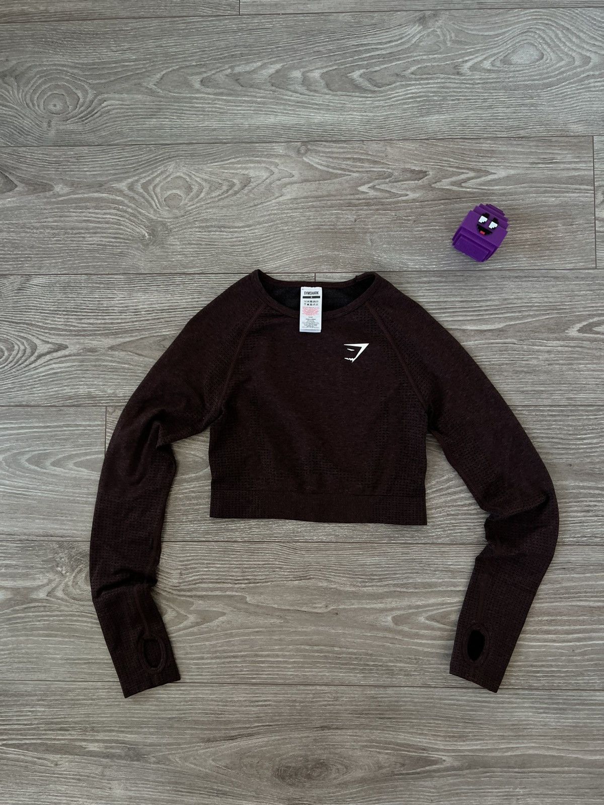 Gymshark ‼️Gymshark Womans Long Sleeve Onyx Straight Fit Gym Top‼️ Size S / US 4 / IT 40 - 4 Thumbnail