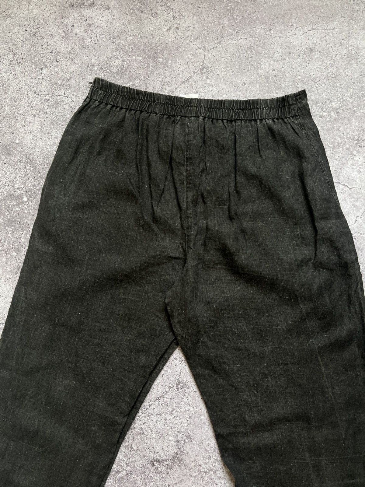 Japanese Brand × OSKA Oska Baggy Linen Pants Trousers Gray Size 26" / US 2 / IT 38 - 15 Thumbnail