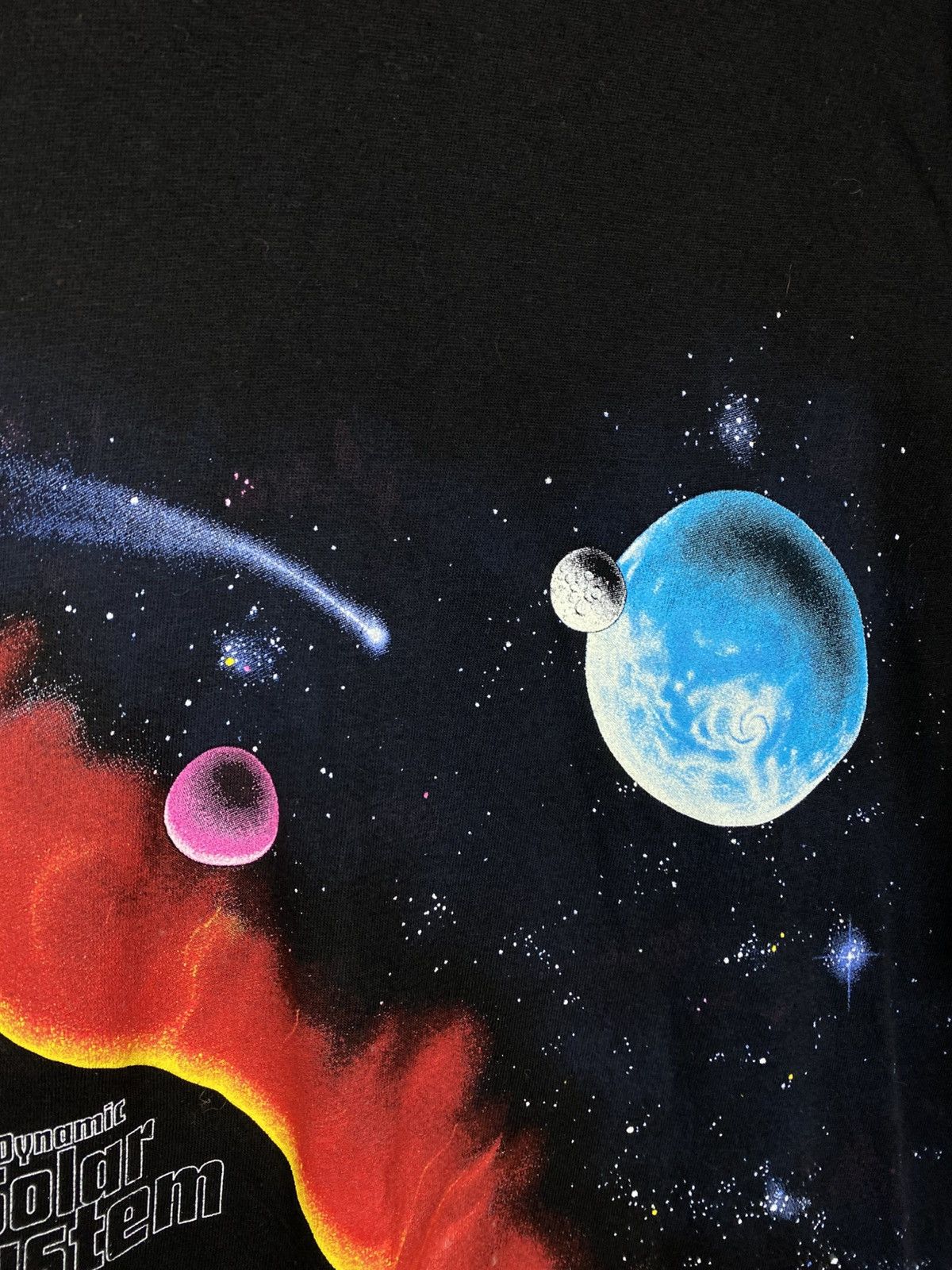 Vintage 🪐Vintage 1990 T-Shirt Dynamic Solar System Planet VTG Tee🪐 Size US XL / EU 56 / 4 - 6 Thumbnail