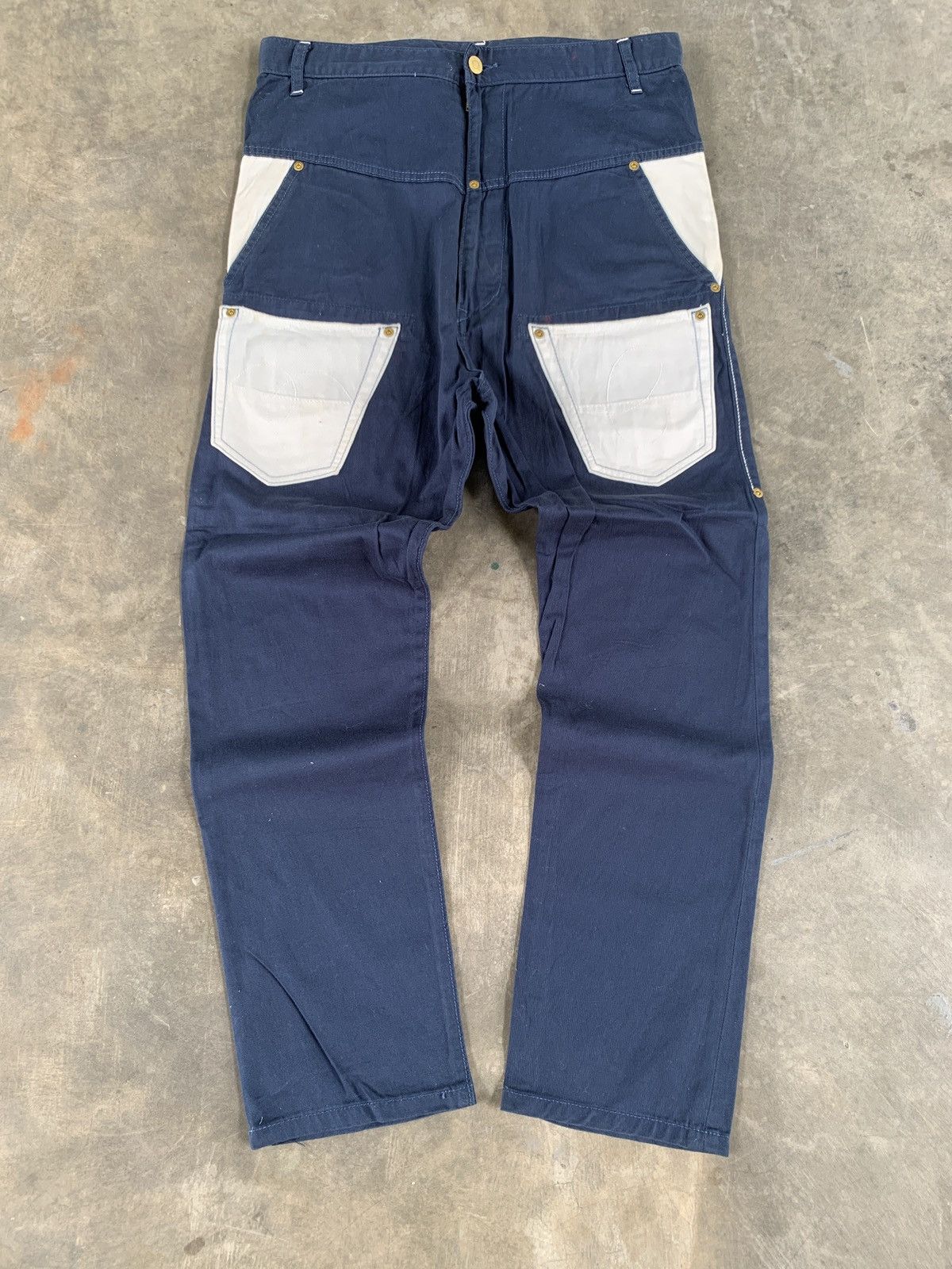 mercibeaucoup Mercibeaucop issey miyeake drop crotch contrast down pocket Size US 31 - 1 Thumbnail