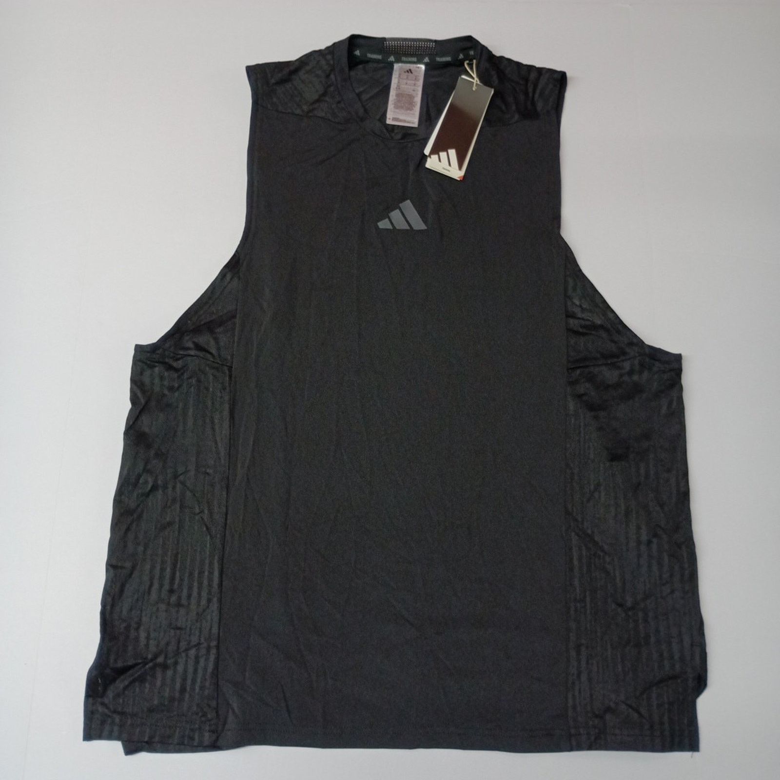Adidas Adidas Mens Size XL XLarge D4T Training Tank Top Shirt Black Size US XL / EU 56 / 4 - 1 Thumbnail