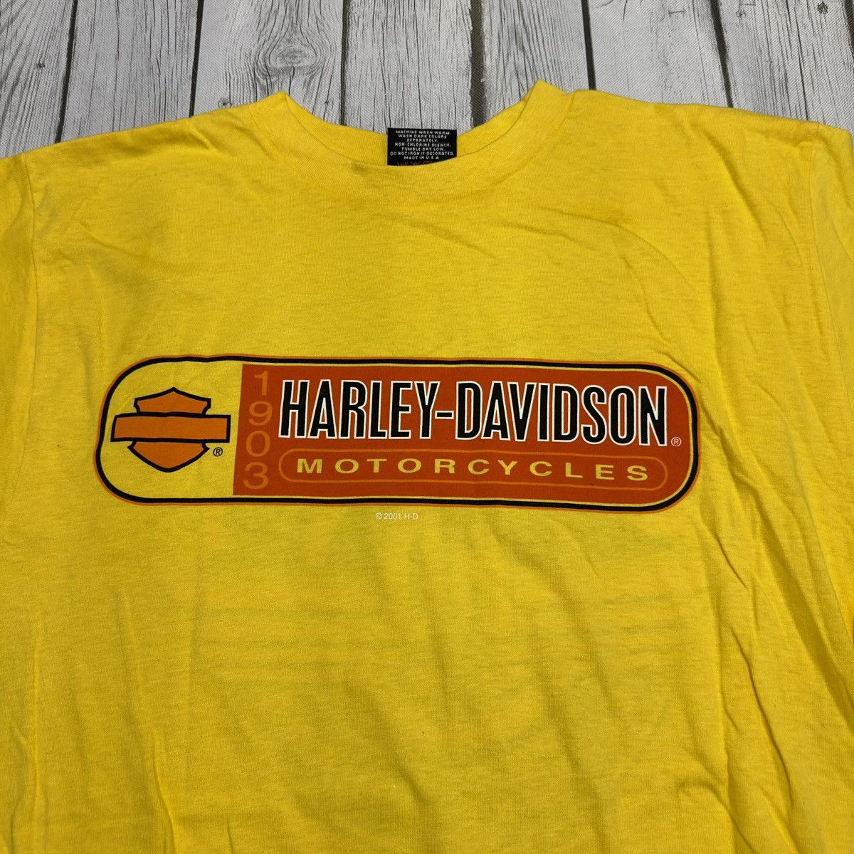 Harley Davidson × Vintage Vintage Harley Davidson tee Size US L / EU 52-54 / 3 - 4 Thumbnail