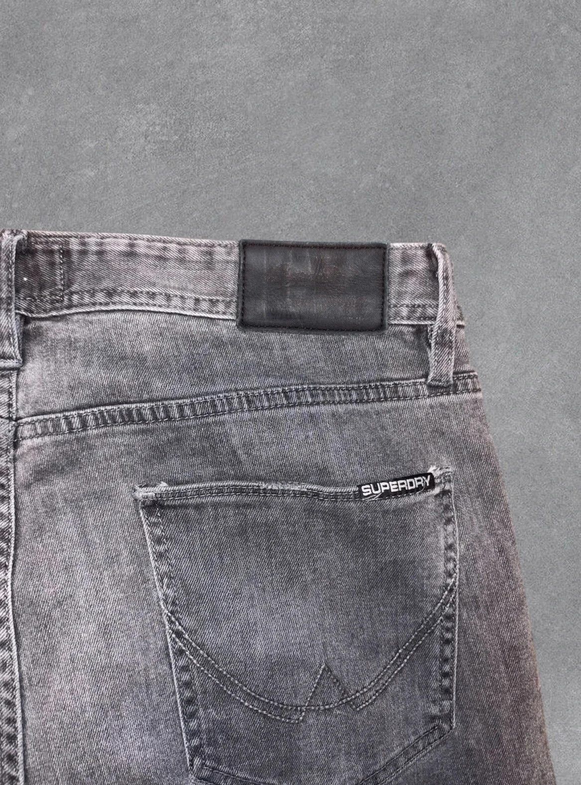 Superdry Superdry Denim Grey Slim Jeans Size US 32 / EU 48 - 5 Thumbnail