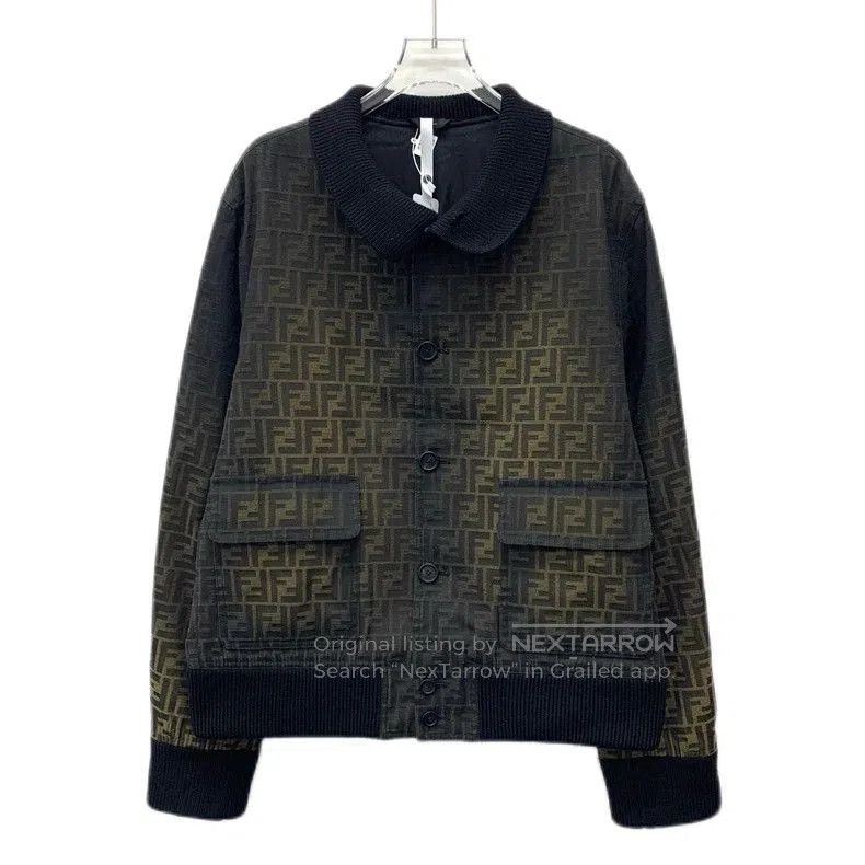 Fendi Fendi ColorblockJacket Coat. Size US L / EU 52-54 / 3 - 1 Thumbnail