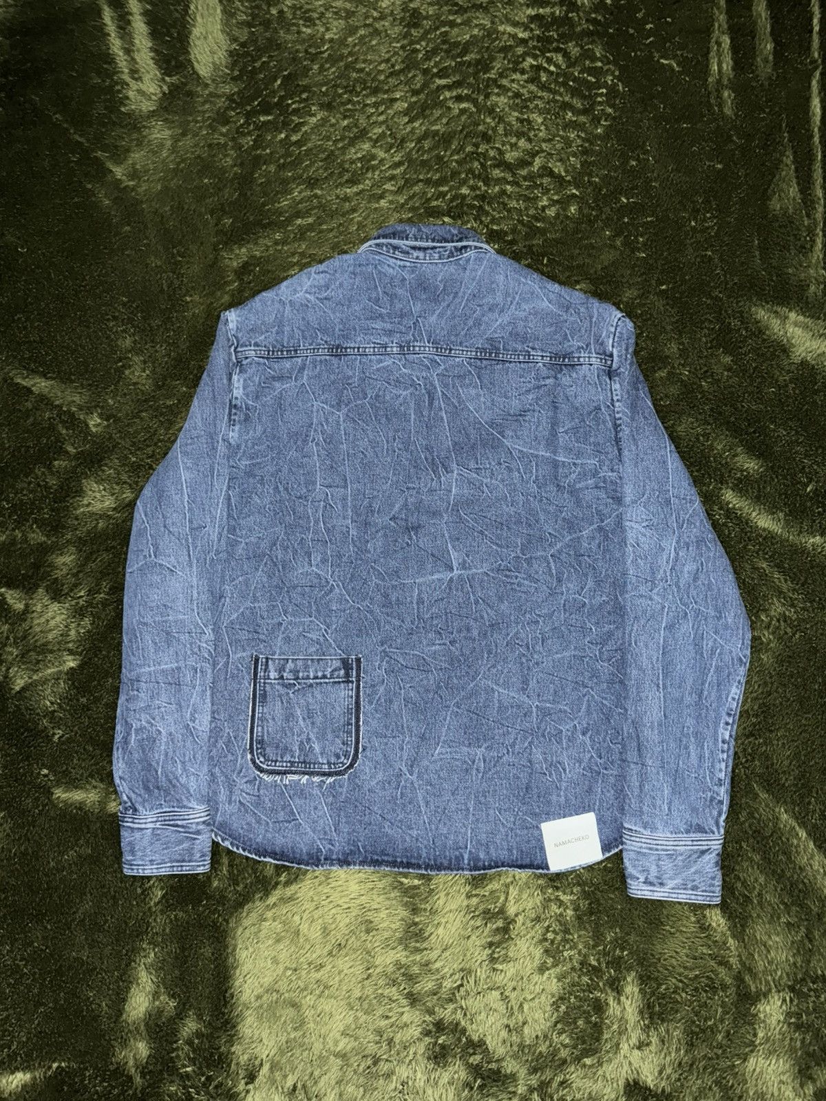 Namacheko [XL] Namacheko EVEH Oversized Silhouette Denim Shirt Indigo Size US XL / EU 56 / 4 - 6 Thumbnail