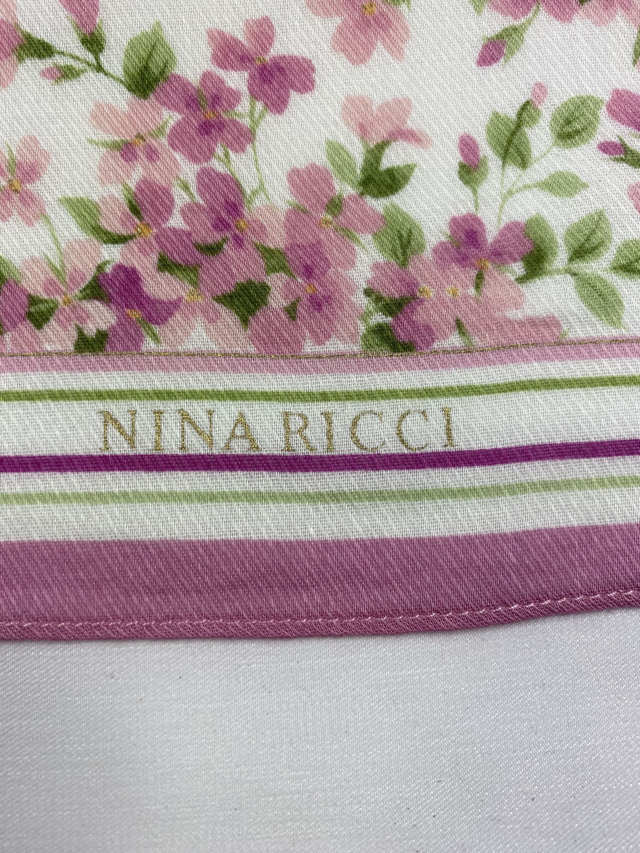 Nina Ricci × Vintage Nina Ricci Handkerchiefs / Bandana / Neckerchief Size ONE SIZE - 5 Thumbnail