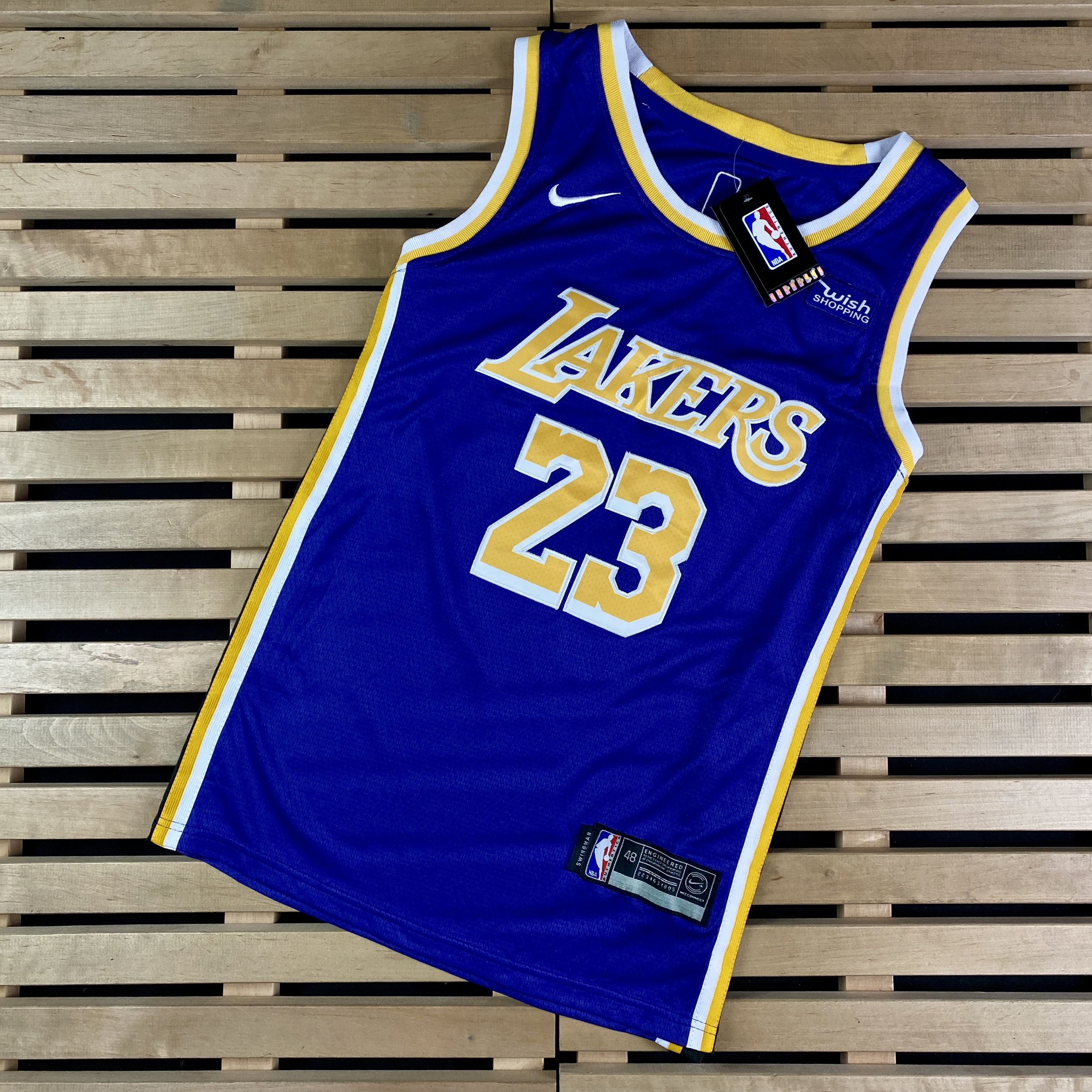 L.A. Lakers NBA Nike Nike LeBron James Los Angeles Lakers Jersey NBA Wish Size 48 Grailed