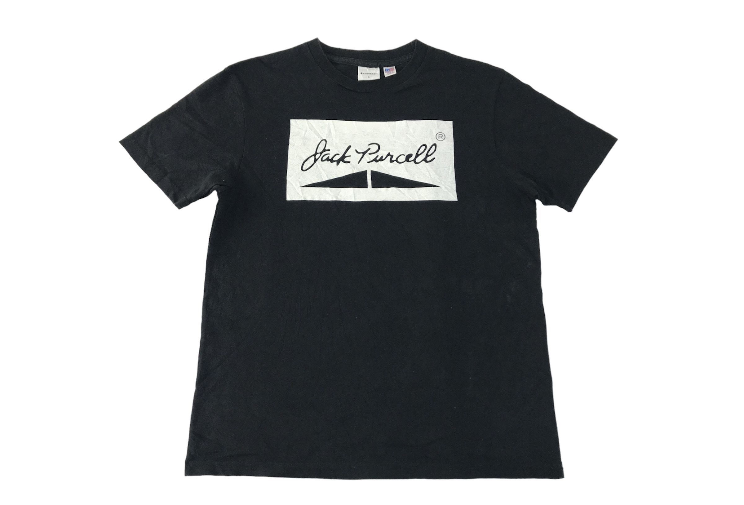 Converse Jack Parcell Converse Box Logo Printed Tee Made In Usa Size US S / EU 44-46 / 1 - 1 Thumbnail
