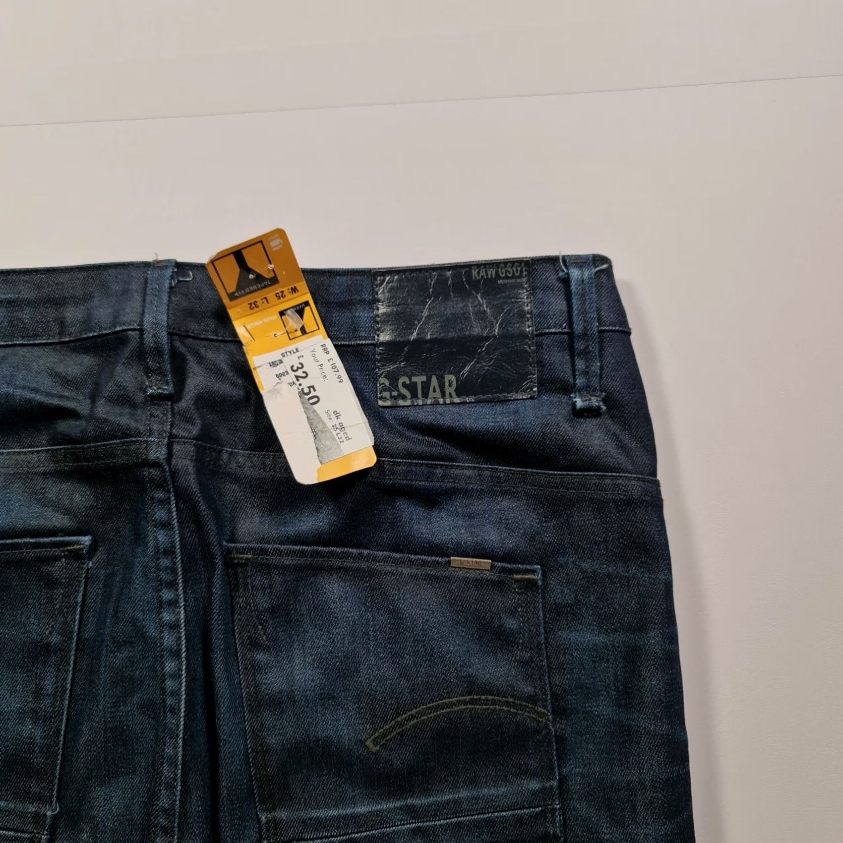 G-Star G-Star Arc 3D Womens Jeans Dark Blue W25 L32 Boyfriend Fit Denim ARC 3D Jeans Womens Girls Menus Size 42" / US 20 - 8 Thumbnail