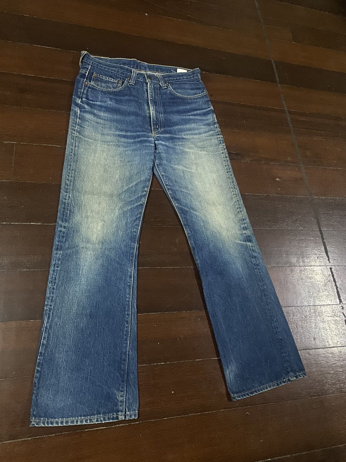 Sugar Cane AMAZING FIRE 🔥🔥 SUGAR CANE FLARE JEANS BOOT CUT Size US 32 / EU 48 - 2 Thumbnail