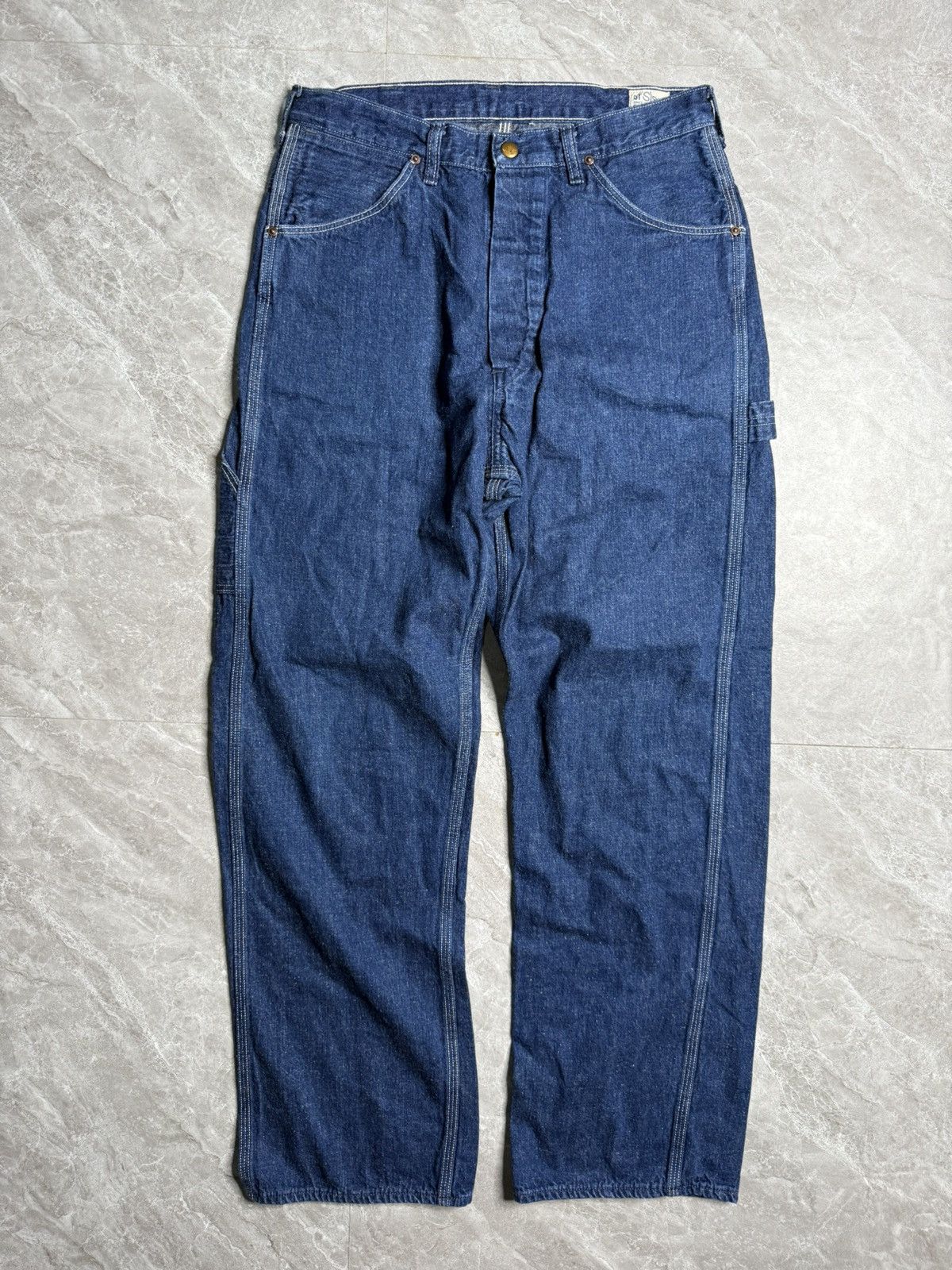 Orslow Orslow Indigo Soft Denim Carpenter Pants Size US 29 - 1 Thumbnail