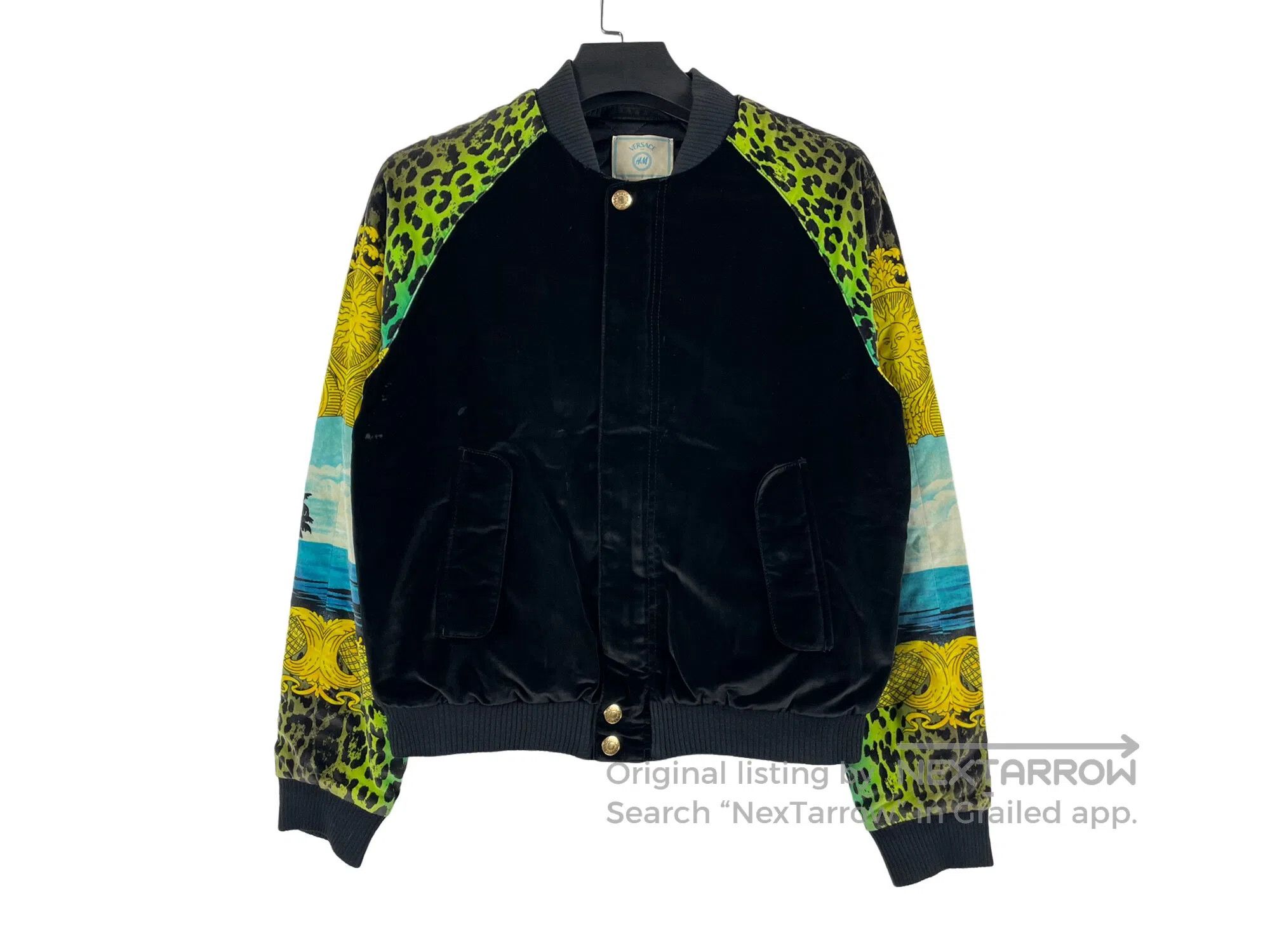 Versace Versace Velvet Shoulder Pattern Jacket Size US M / EU 48-50 / 2 - 1 Thumbnail
