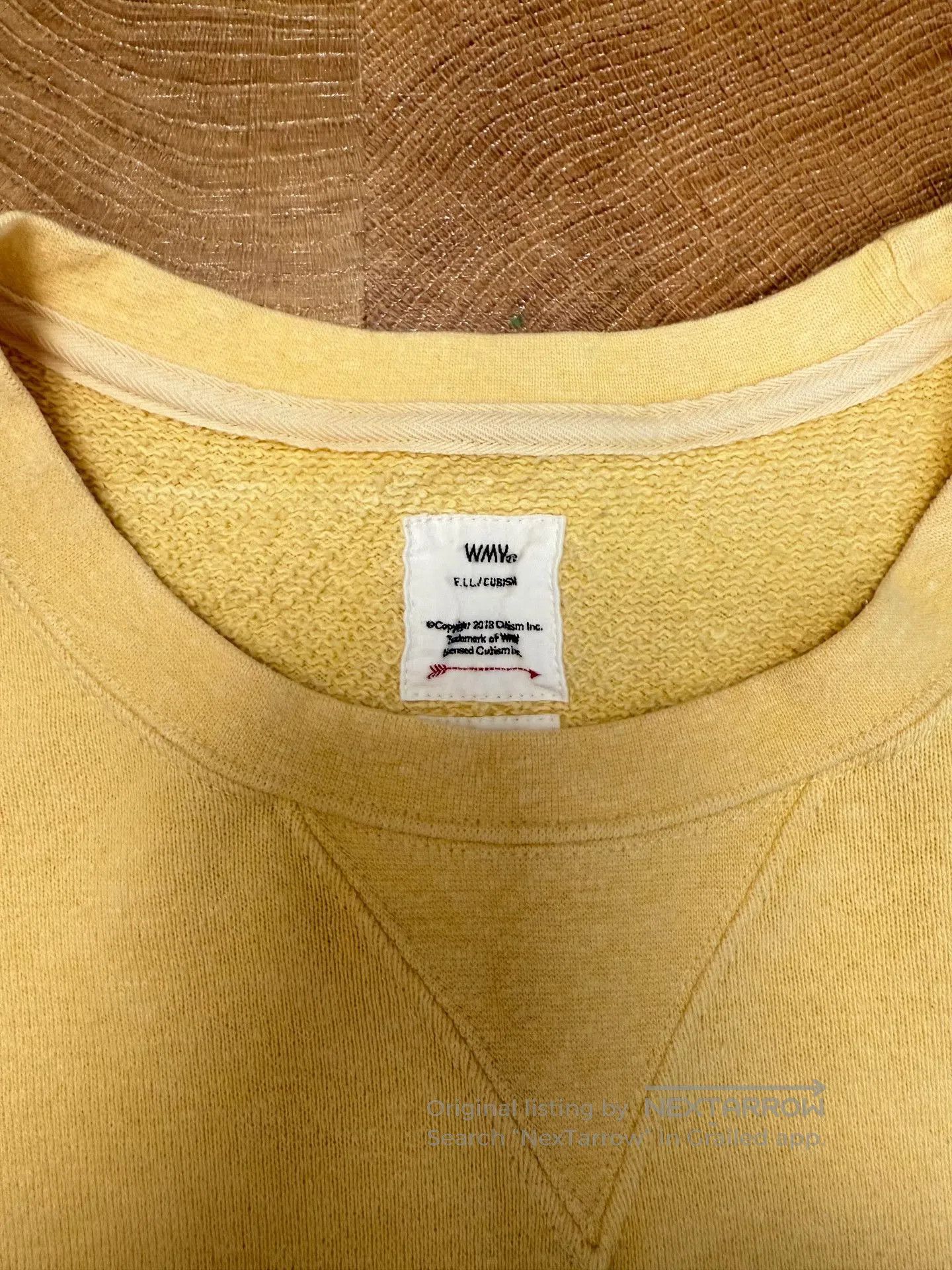 Visvim visvim Yellow Washed Hoodie. Size US M / EU 48-50 / 2 - 3 Thumbnail