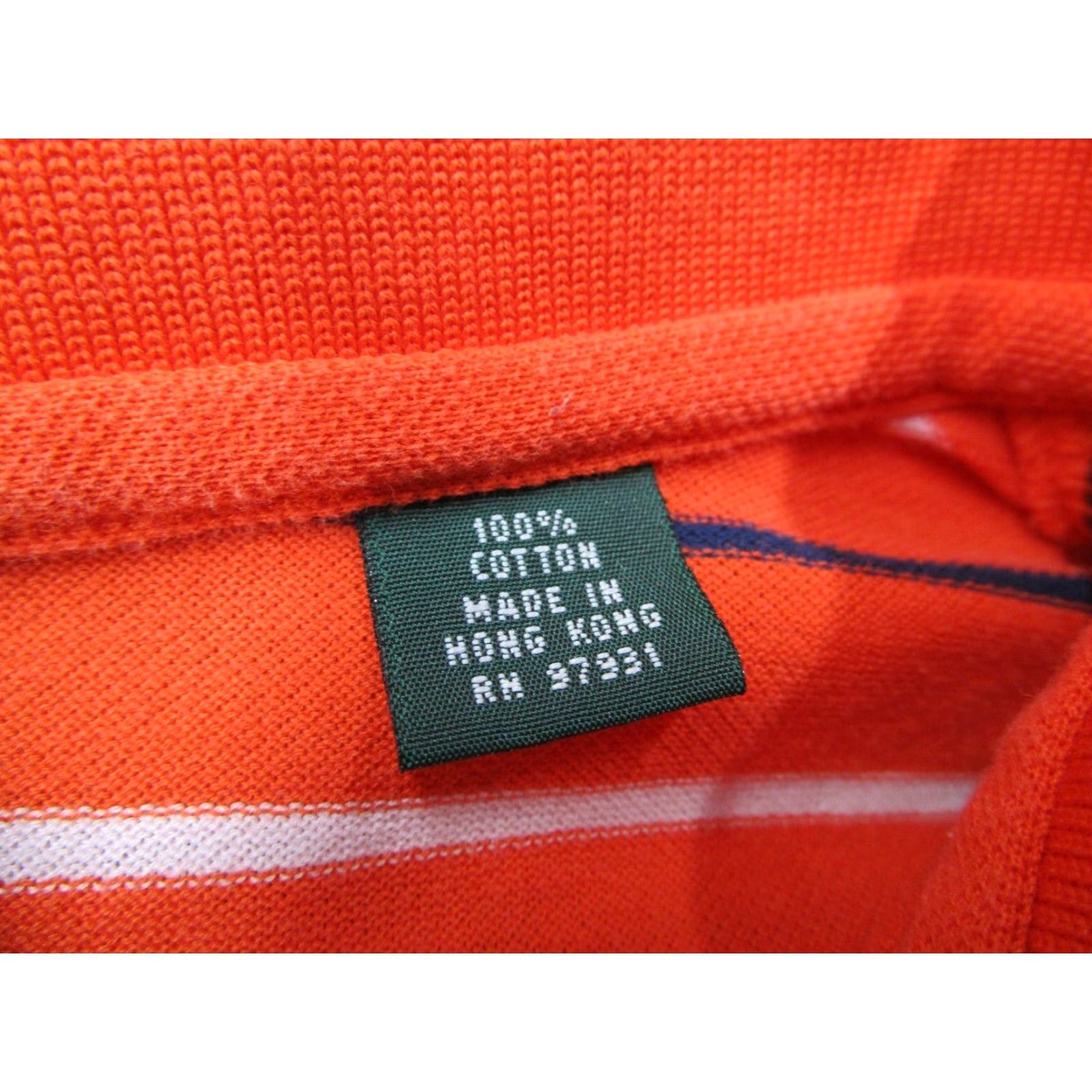 Vintage VINTAGE Masters Golf Polo Shirt Men Large Orange 90s Short Sleeve Retro Embroidered Logo Size US L / EU 52-54 / 3 - 4 Thumbnail
