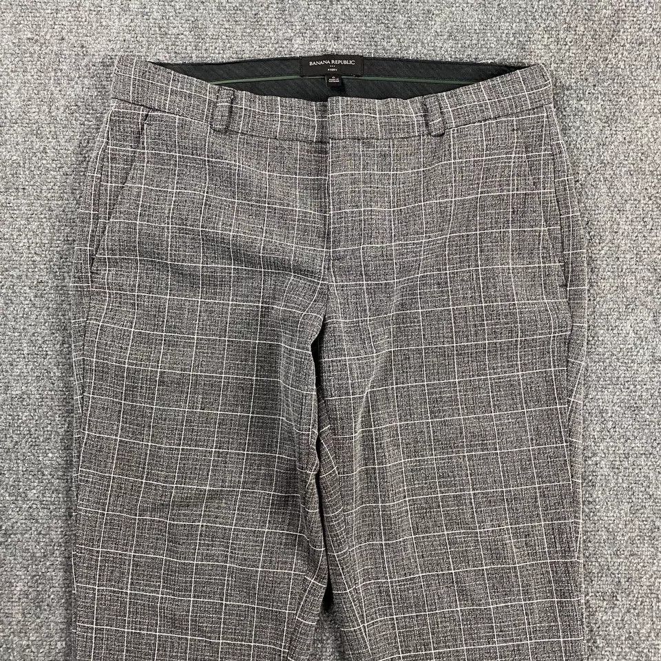Banana Republic Banana Republic Pants Women's 6 Avery Prince of Wales Size 28" / US 6 / IT 42 - 2 Thumbnail